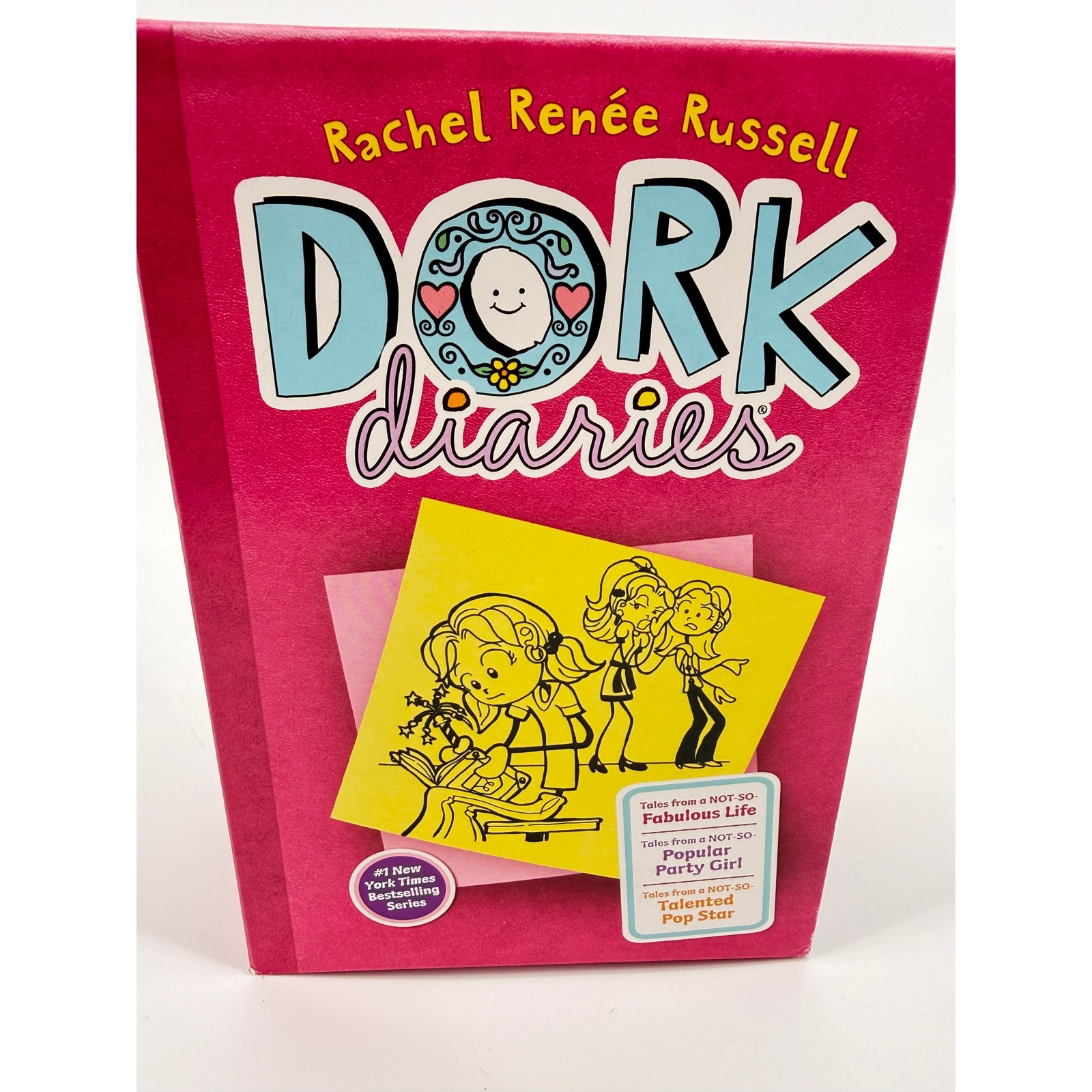 Dork Diaries Books 1 2 3 Box Set Rachel Renee Russell Hardcover Lot