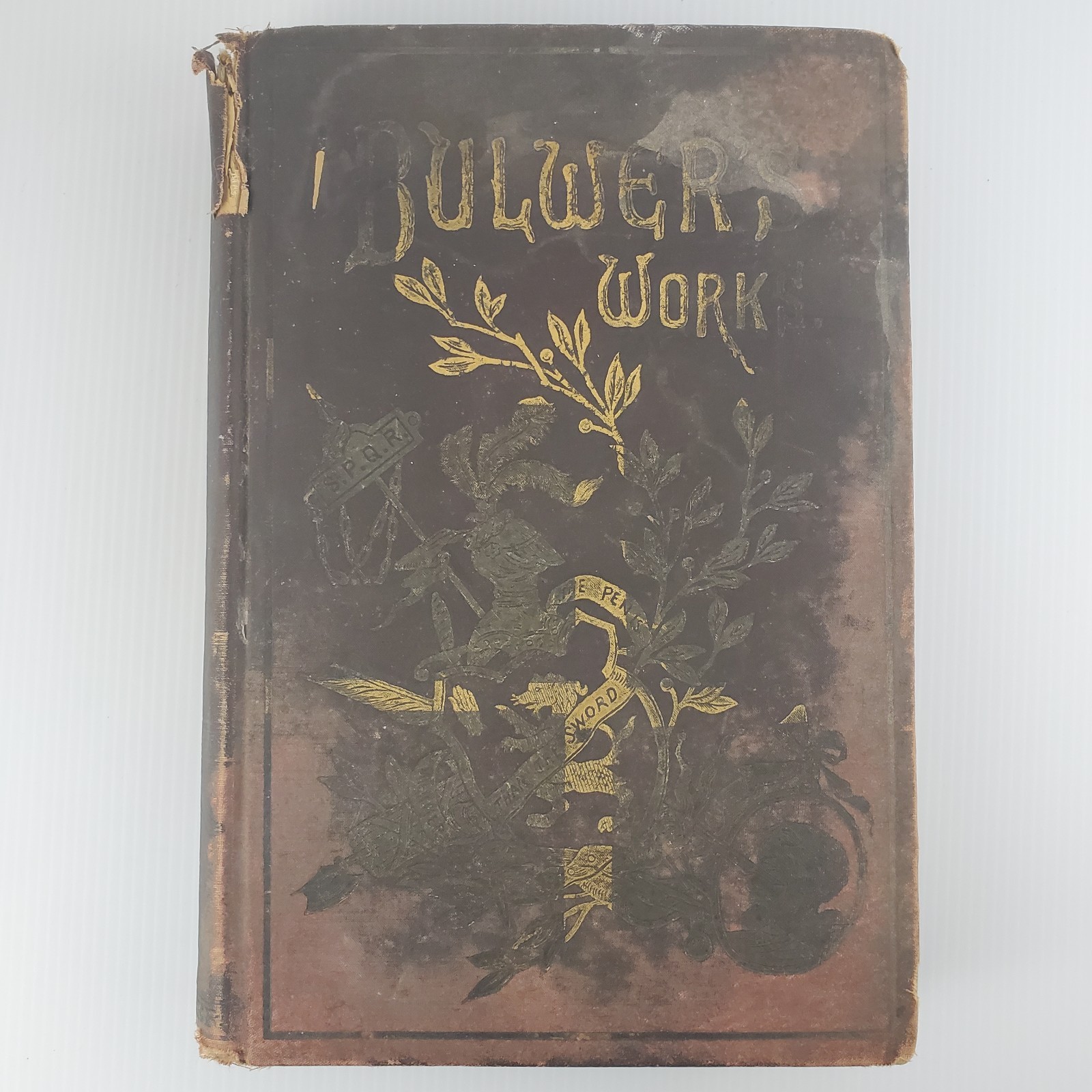 Antique Bulwers Works Volume VIII (8) By Edward Bulwer Lytton Hardcover