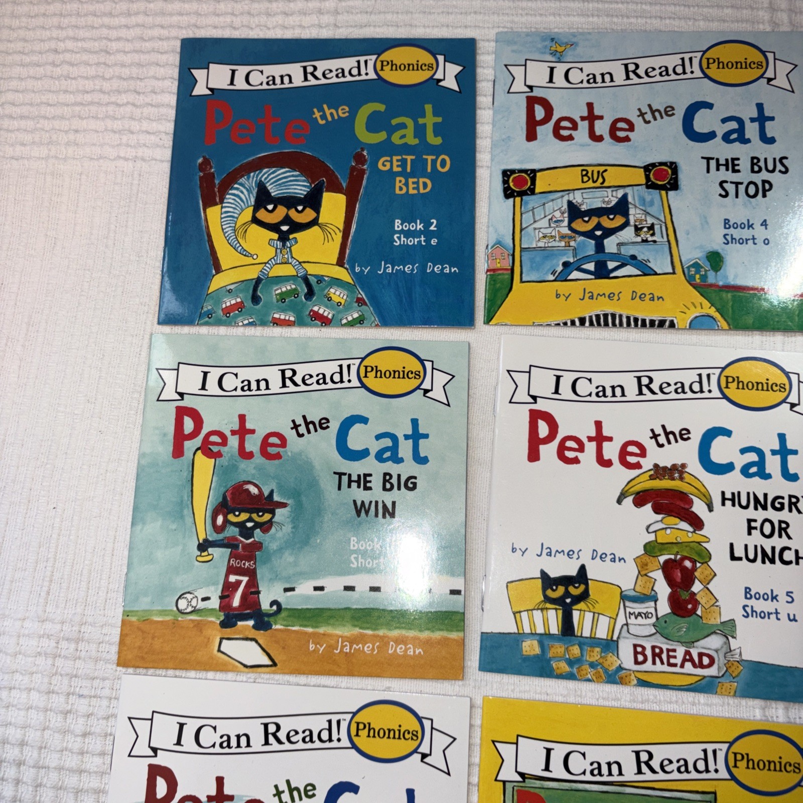 Lot Of 9, Pete The Cat, I Can Read Phonics