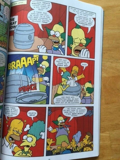 Simpsons Comics Supernova