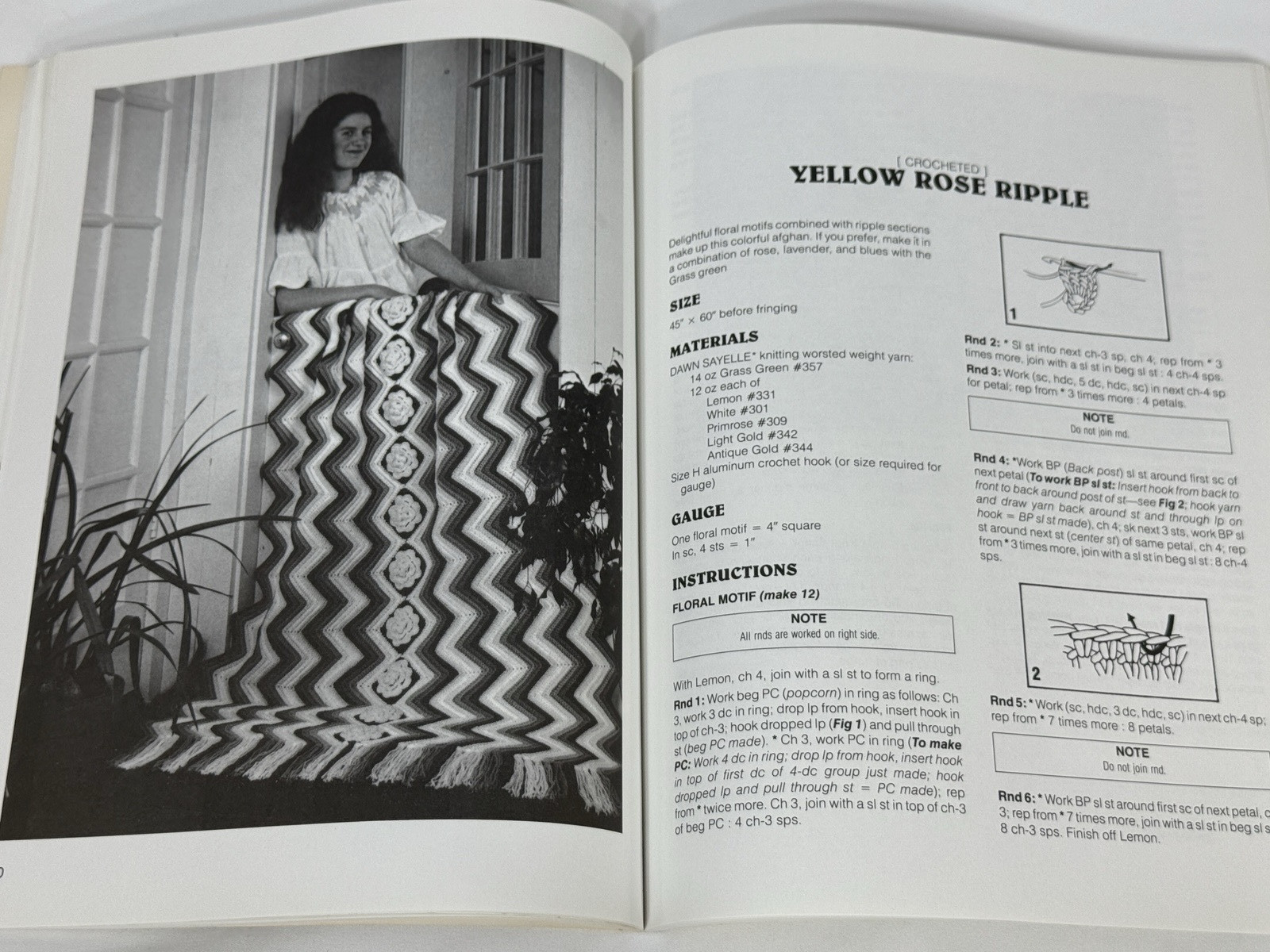7-Day Afghans Jean Leinhauser Rita Weiss Paperback Quilts Sewing Crochet Knits
