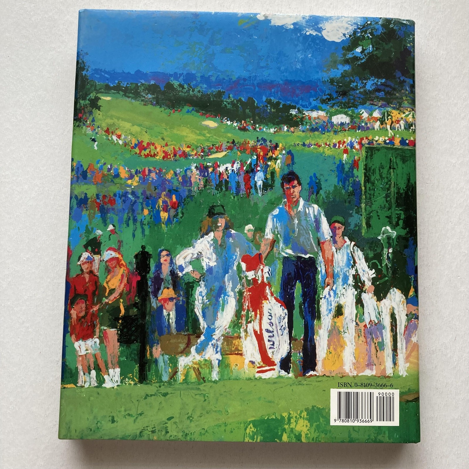 Big Time Golf LeRoy Neiman 1992 Hardcover Art Book Signed Golf Courses Photos