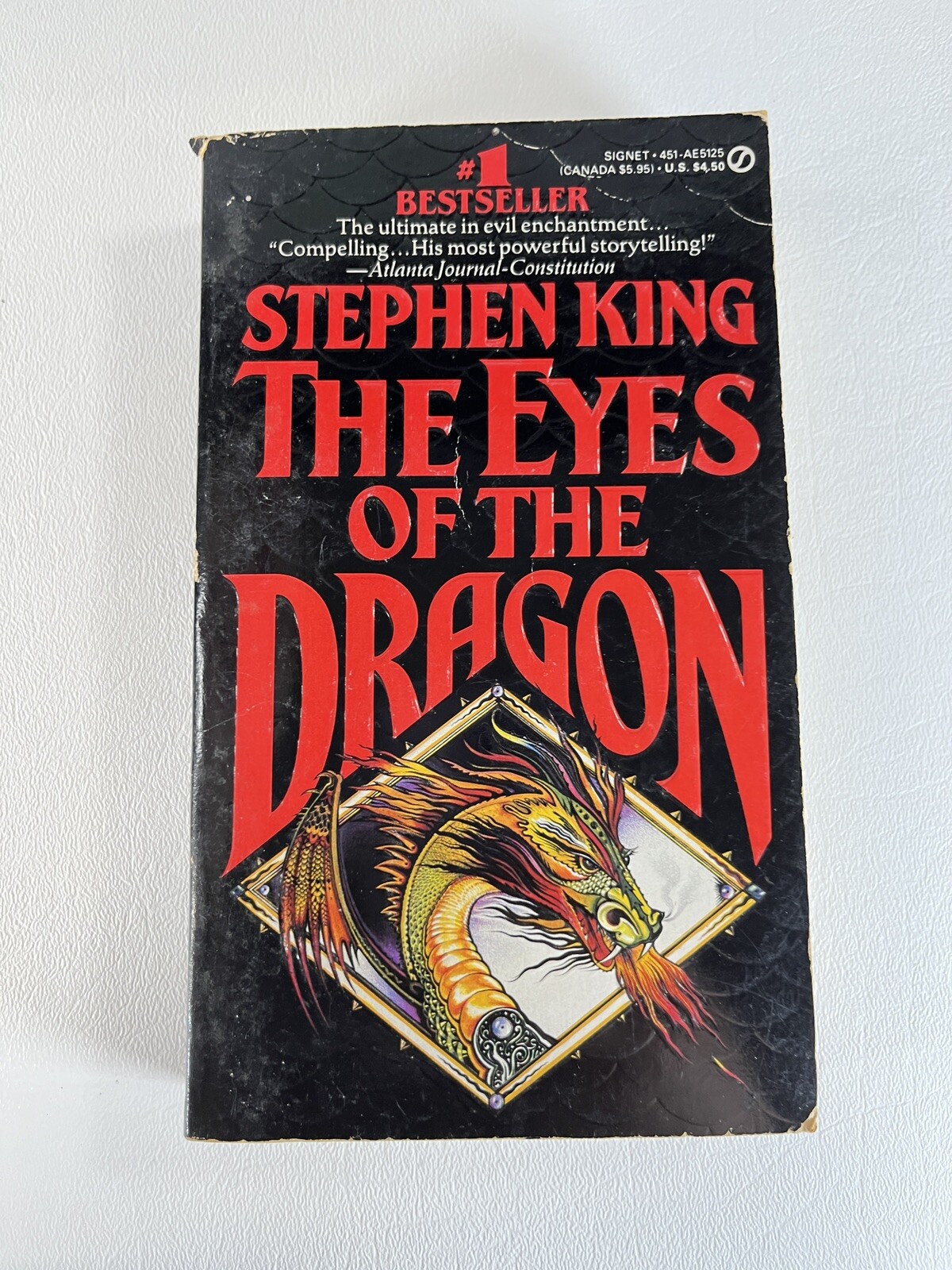 The Eyes of the Dragon by Stephen King, 1988 First Signet Printing Paperback