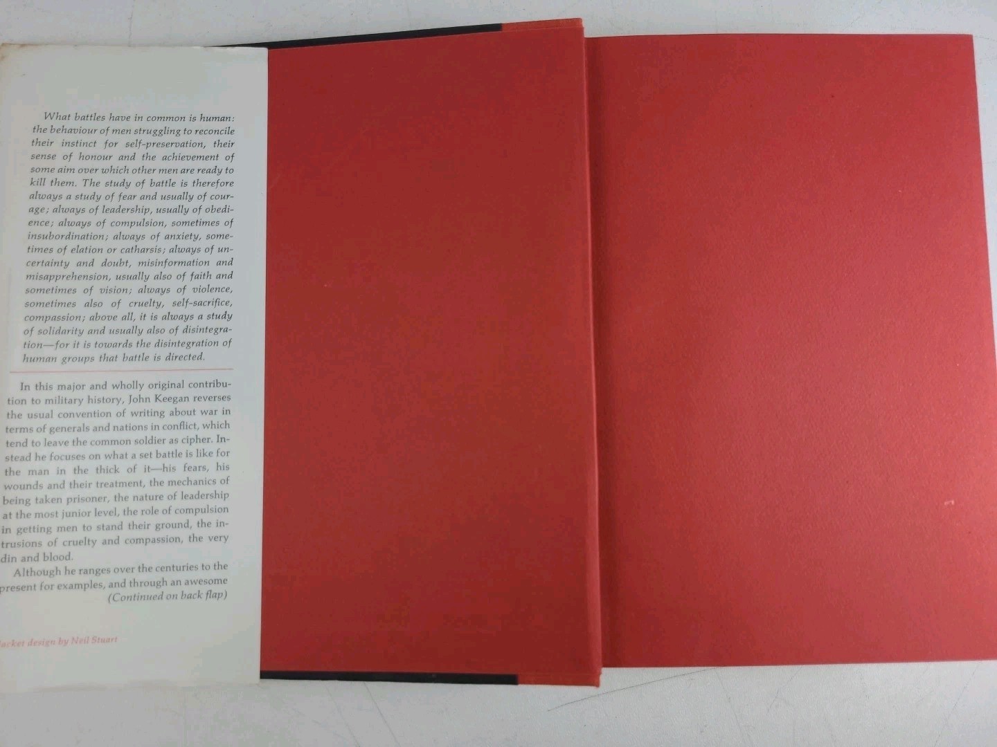 The Face of Battle John Keegan 1976 Viking HCDJ Military History