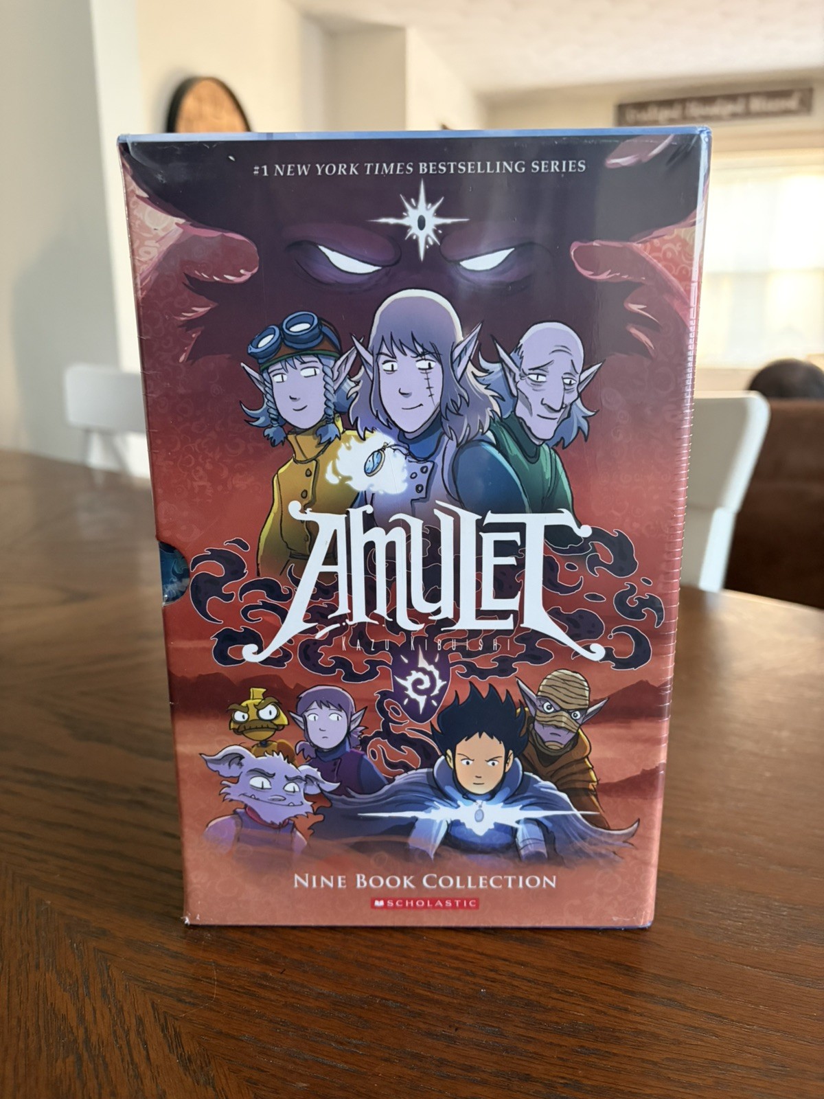 Lot AMULET Books #1-9 Complete Series Set by Kazu Kibuishi Graphic Novels LN
