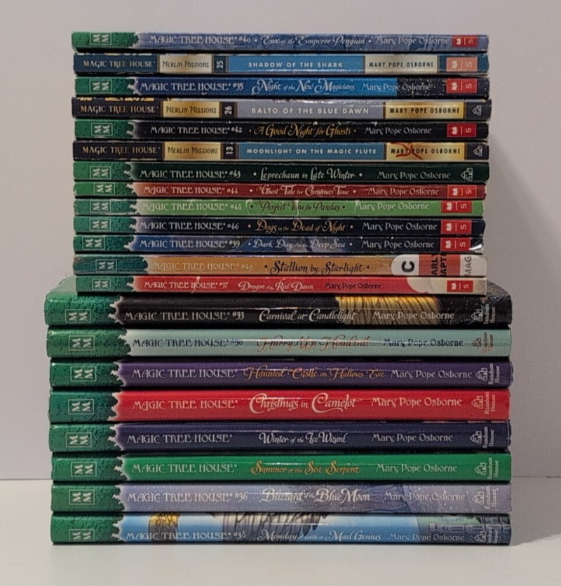 Magic Tree House Merlin Missions Lot of 20 Books Set Not Complete