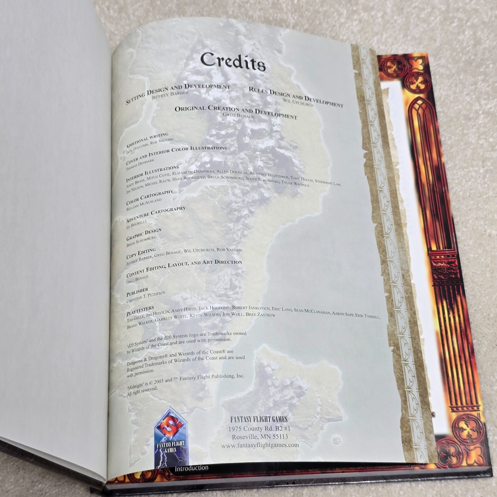 Midnight rpg: Epic Fantasy in an Age of Shadow d20 System Roleplaying Hardcover