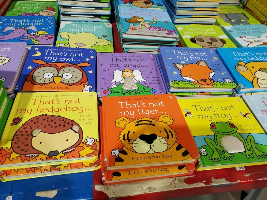 LOT OF 5 USBORNE KIDS TOUCHY-FEELY “THAT’S NOT MY” BOARD BOOKS – RANDOM *MIX*