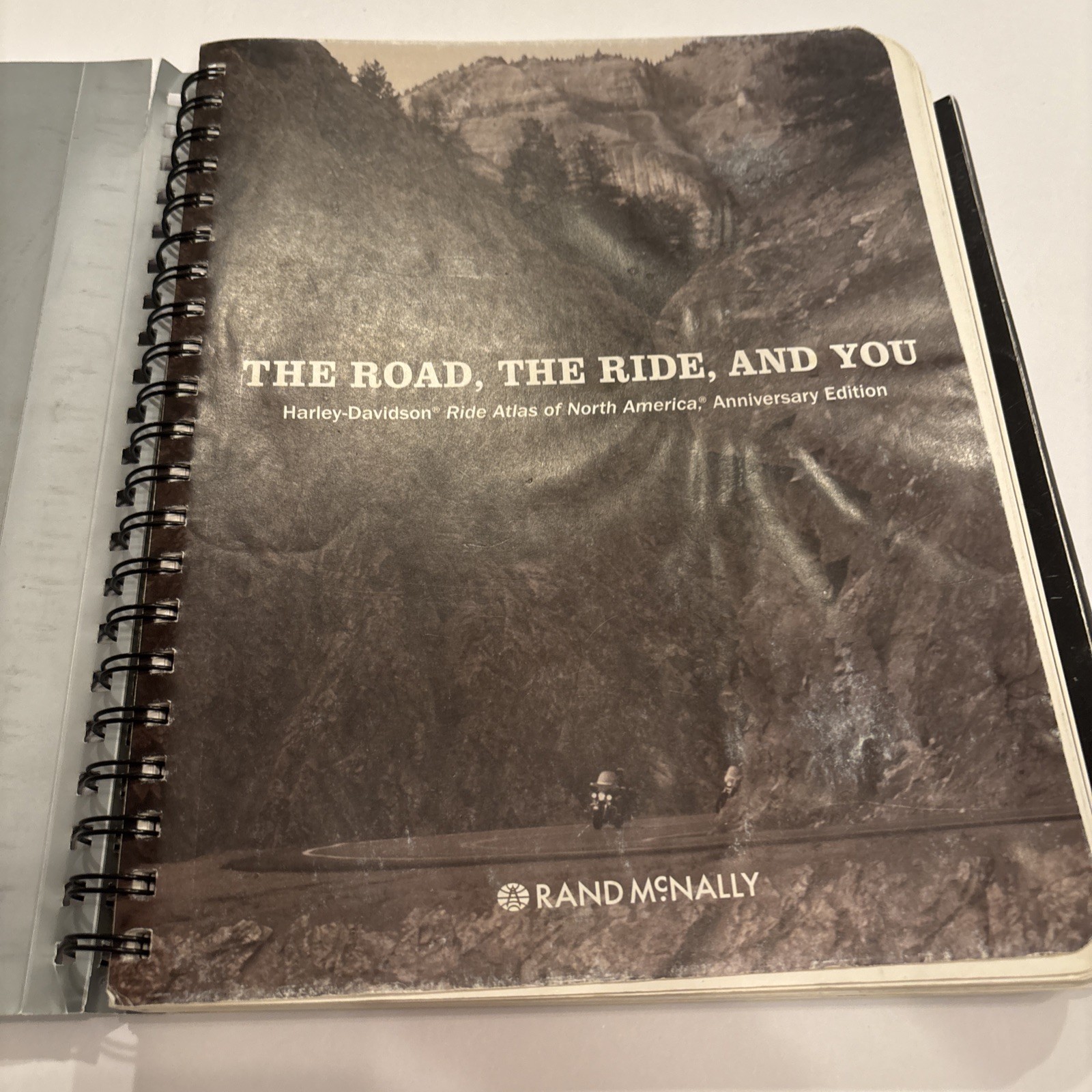 Rand McNally Harley Davidson Ride Atlas of North America The Anniversary Ed 2008