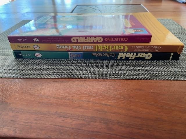3 books Schiffer Garfield Collectibles Price Guide Paperback Illustrated