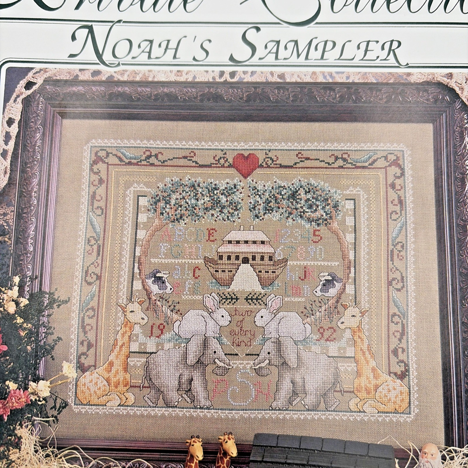 Noah’s Sampler Alma Lynne’s Private Collection Cross Stitch ALX-103 1992 Vintage