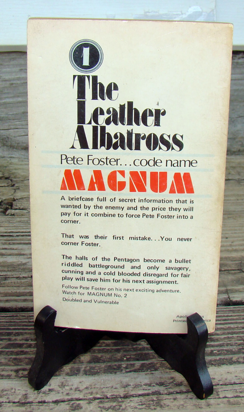 William C Odell THE LEATHER ALBATROSS, 1972 Paperback Apollo Books