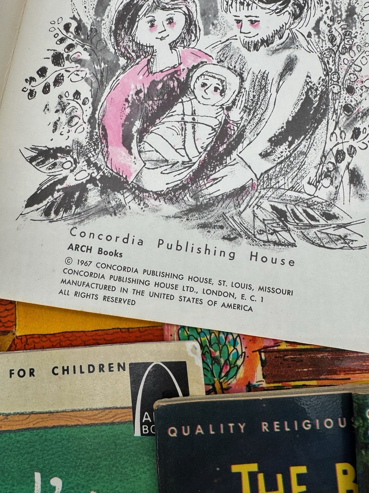 LOT (28) ARCH Quality Religious Books for Children VINTAGE 1960s-1970 Homeschool