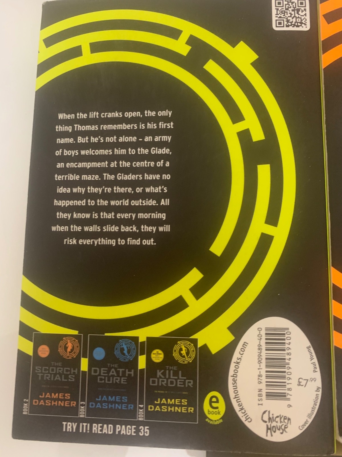 The Maze Runner Series Book 1-5 by James Dashner TPB Chicken House UK VG
