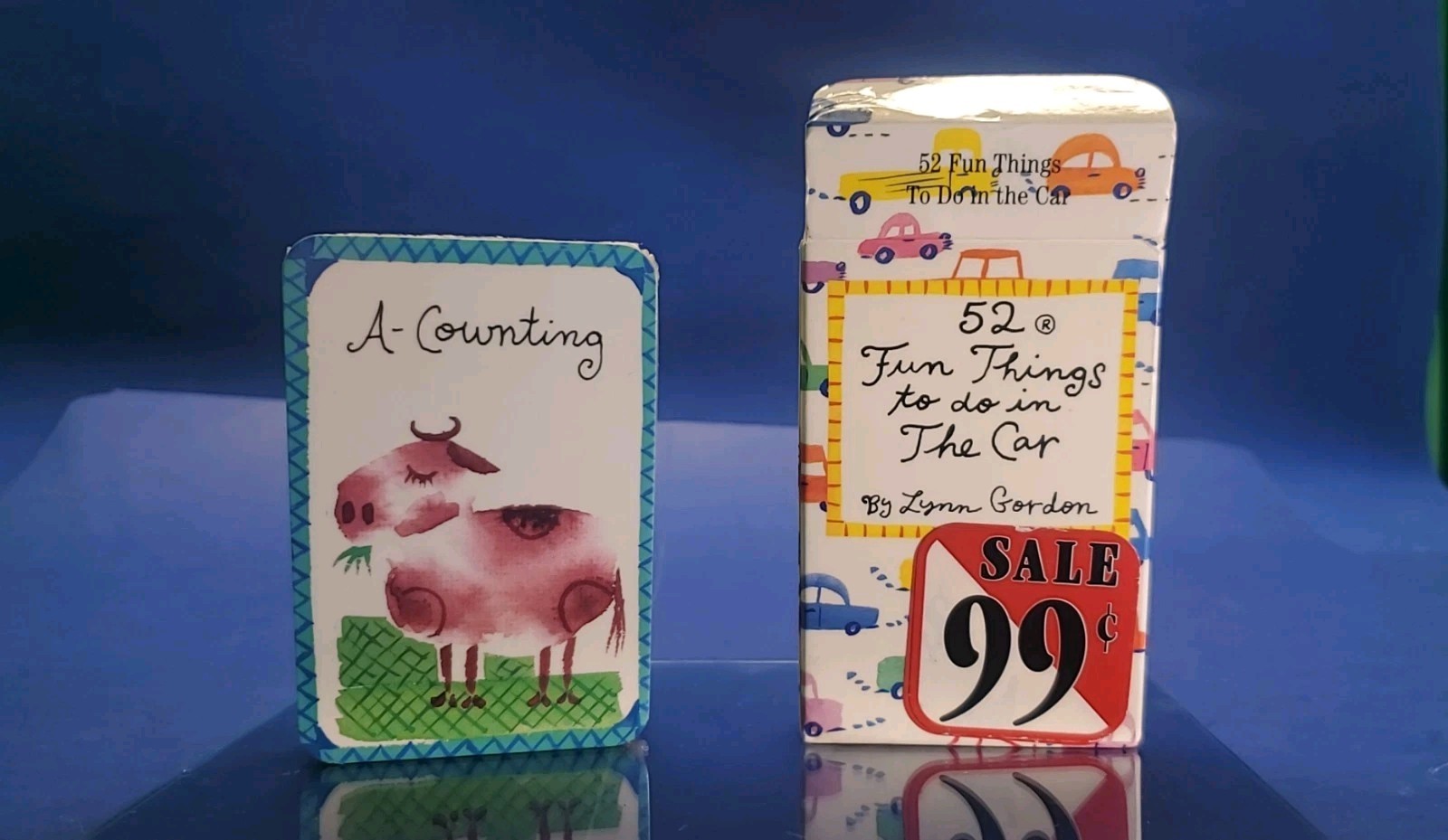 52 Fun Things to Do in the Car by Lynn Gordon (1994, Cards,Flash Cards) F-sealed