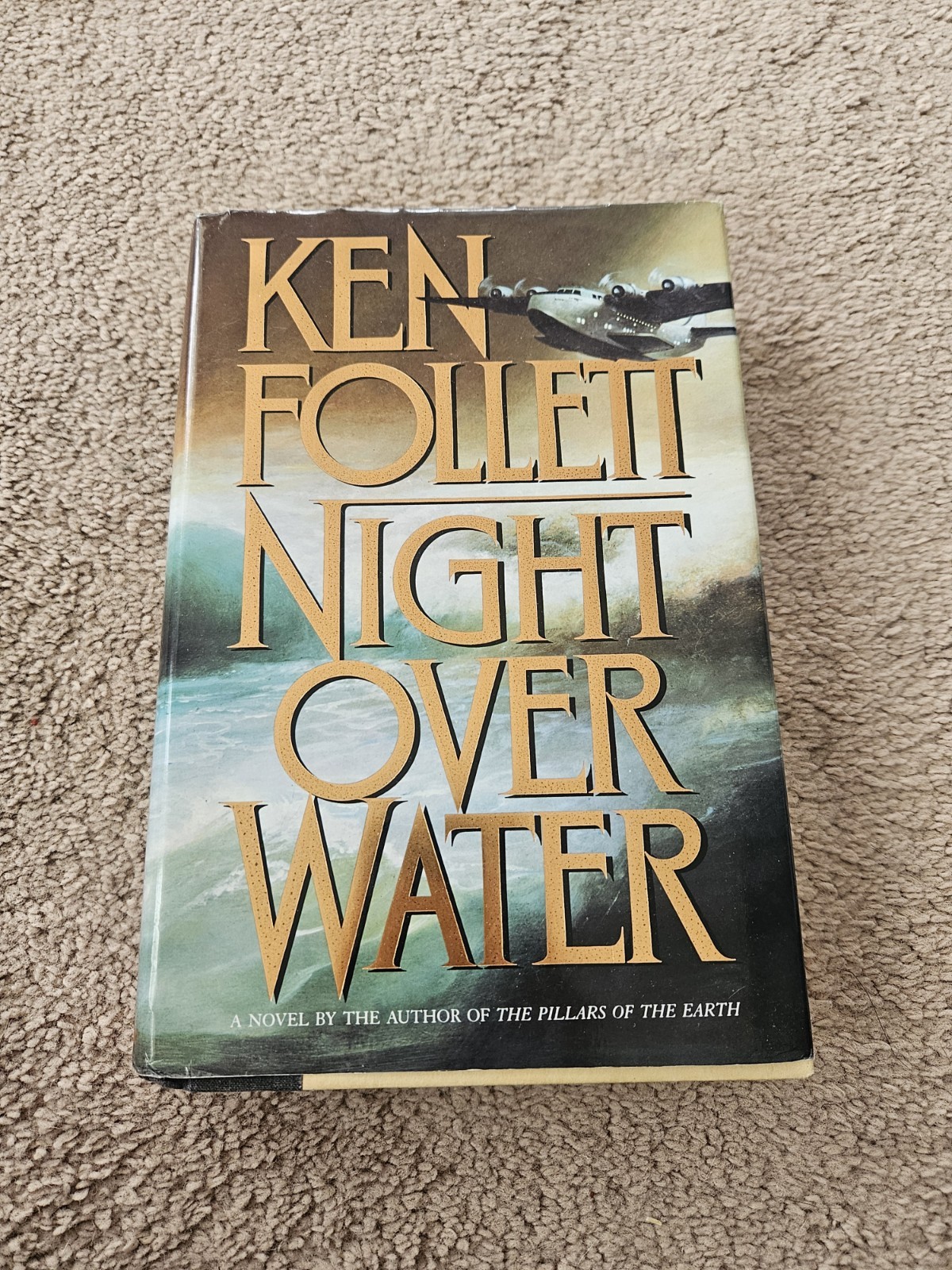 Ken Follet Night Over Water First Edition 1st Printing Hardcover Dust Jacket VG