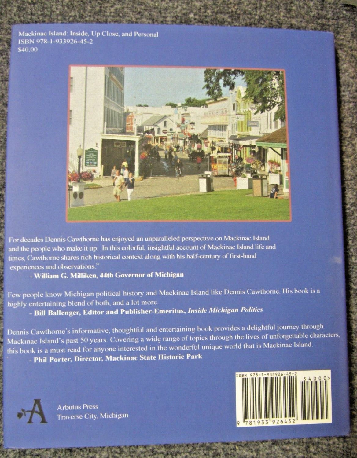 Mackinac Island Inside Up Close Michigan Cawthorne SIGNED 2014 Many Photos 224pp