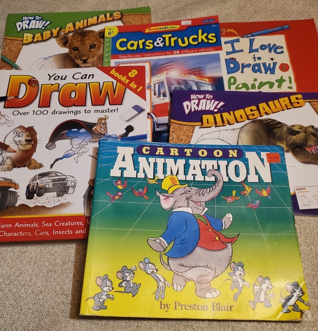 Lot of How to Draw Books