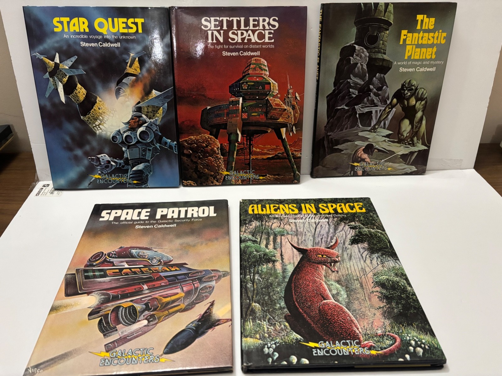 Steven Caldwell 5 book lot