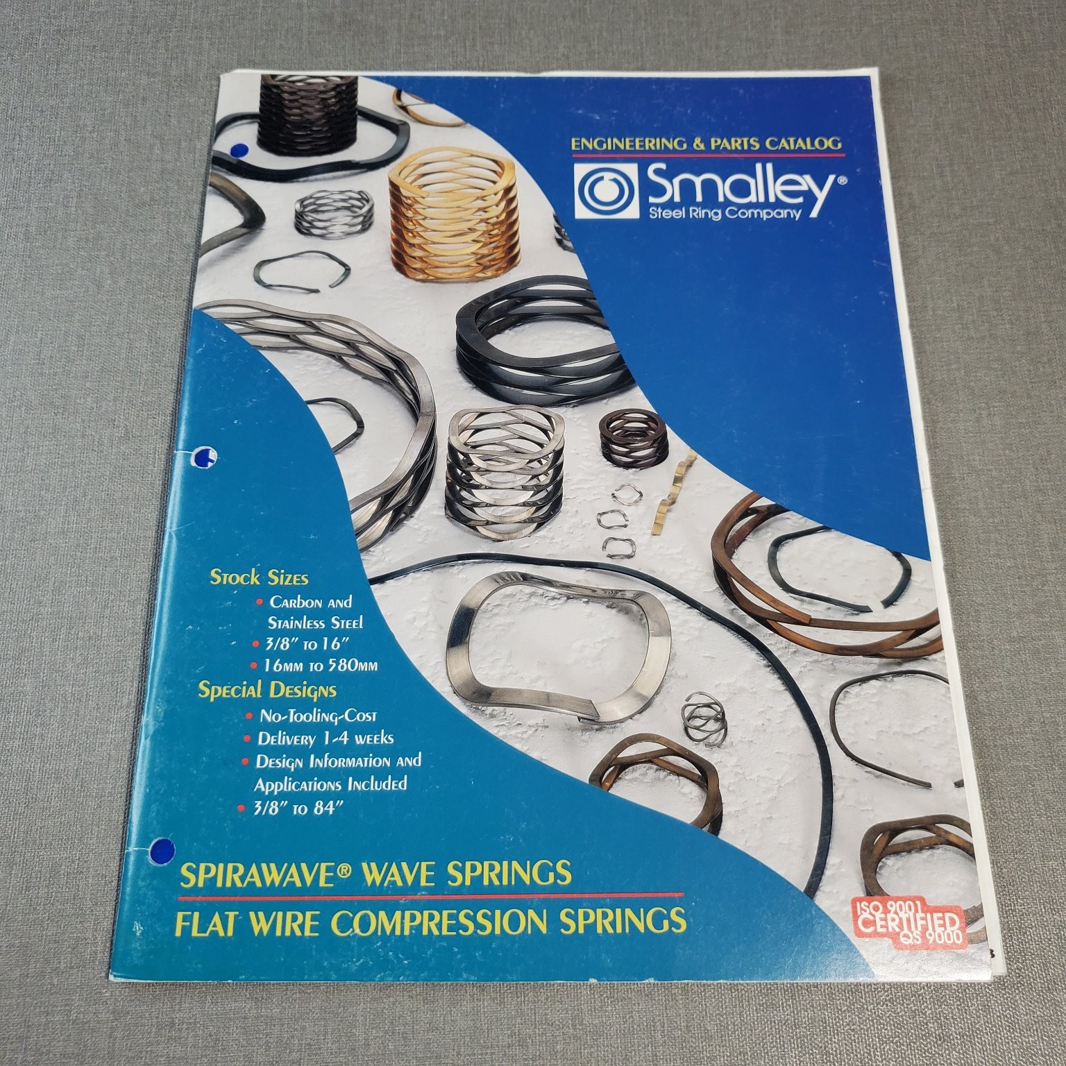 Smalley Engineering Parts Catalog 2001 SpiraWave Flat Wire Compression Springs