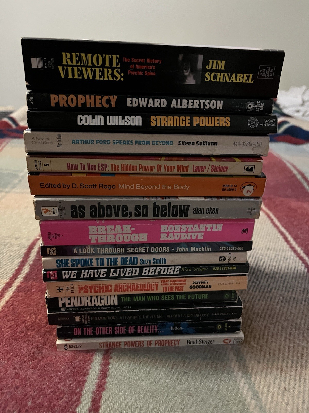 Telepathy, ESP, Psychic Powers, Prophecy Book Lot