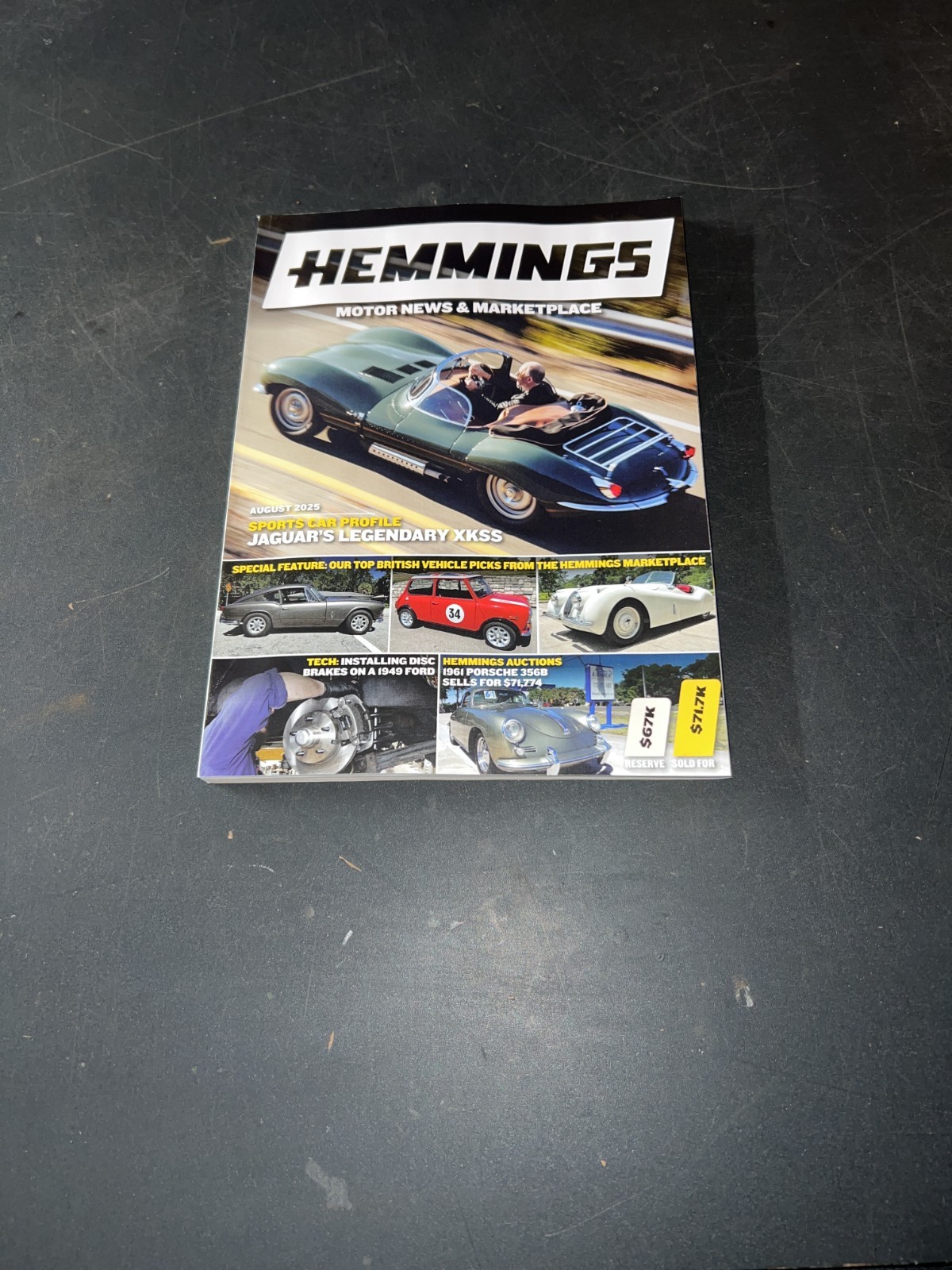Hemmings Motor News Magazine August 2025 Jaguar XKSS