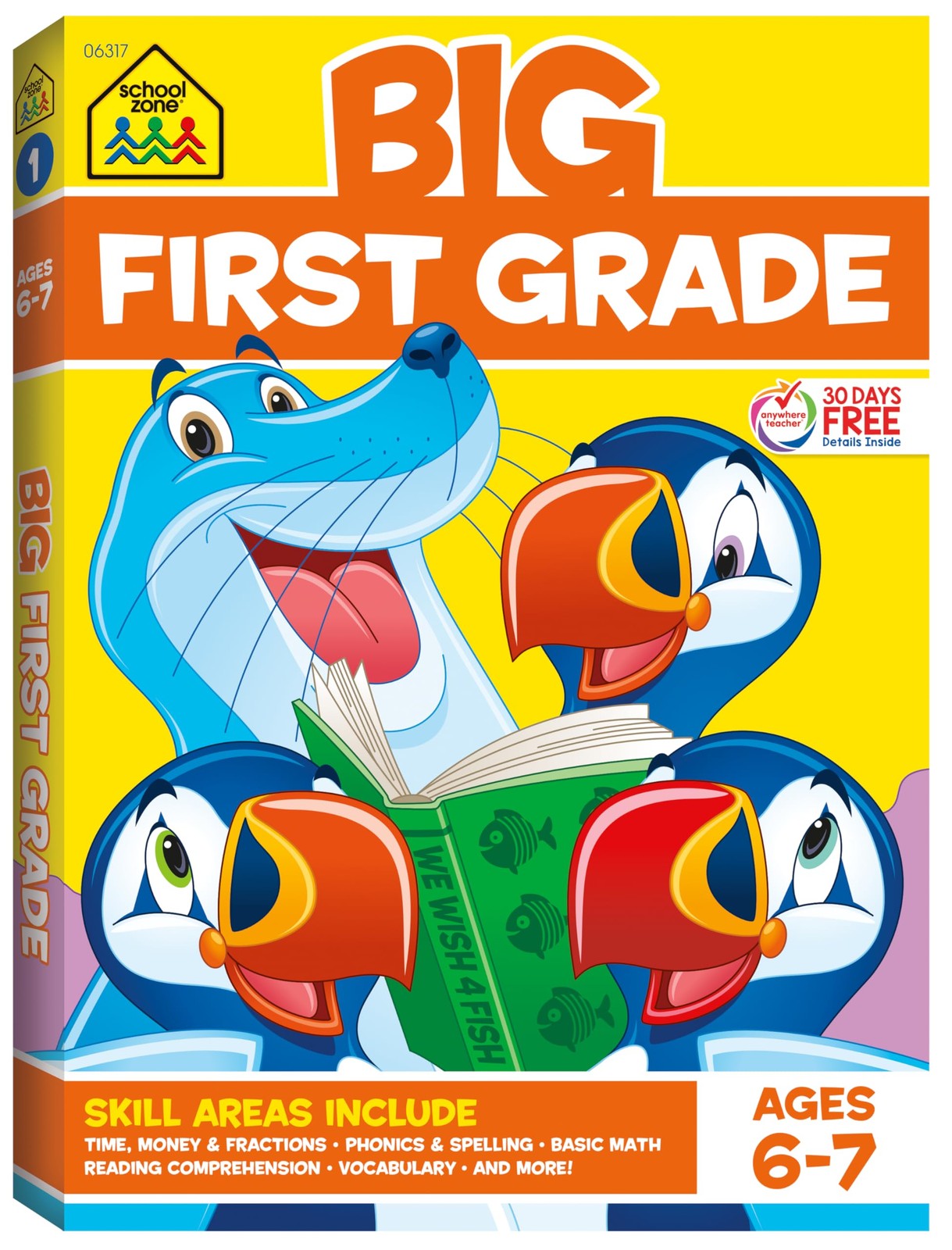 SCHOOL ZONE – BIG FIRST GRADE WO – School Zone|Joan Hoffman – Acceptable – S…