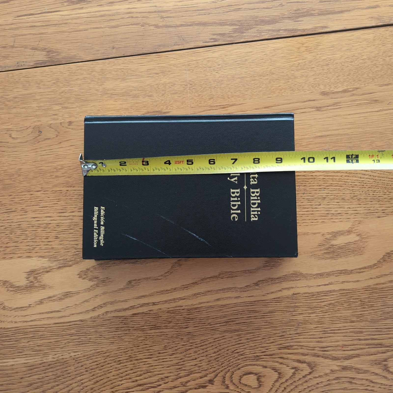 Santa Biblia Holy Bible NASB Updated Edition Bilingual Edition Hardcover Black