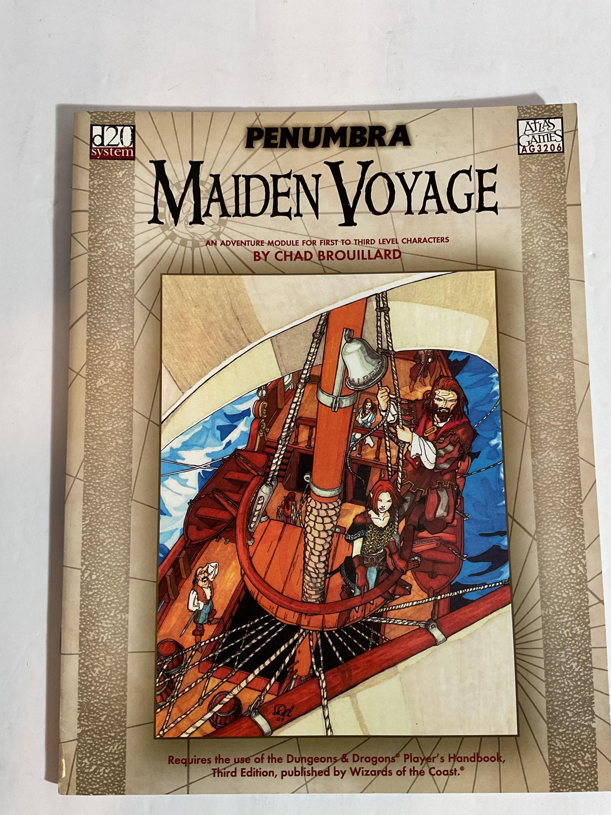 Penumbra Maiden Voyage D20 Adventure Module Atlas Games D&D 3E RPG Softcover