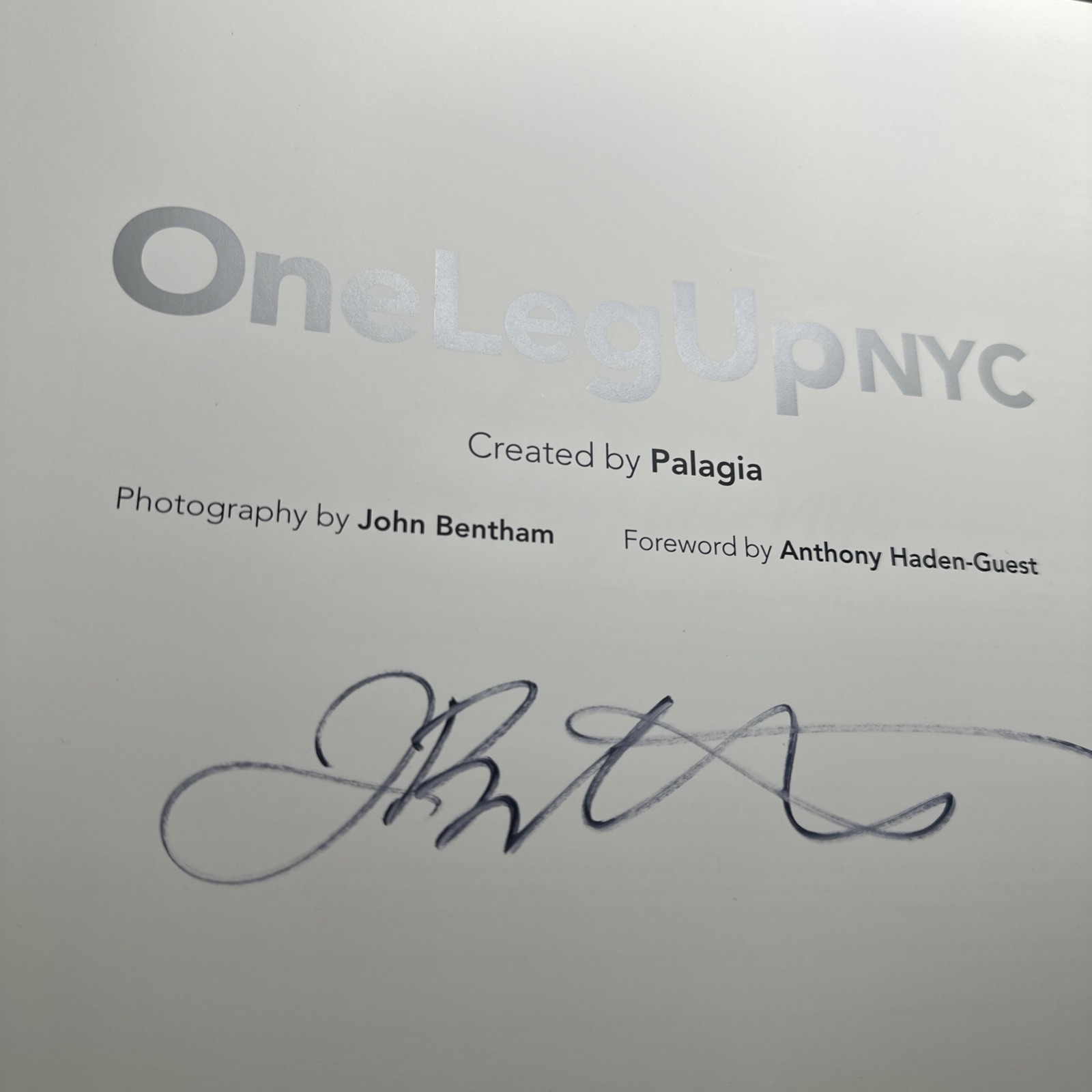 One Leg Up NYC Photography by John Bentham SIGNED