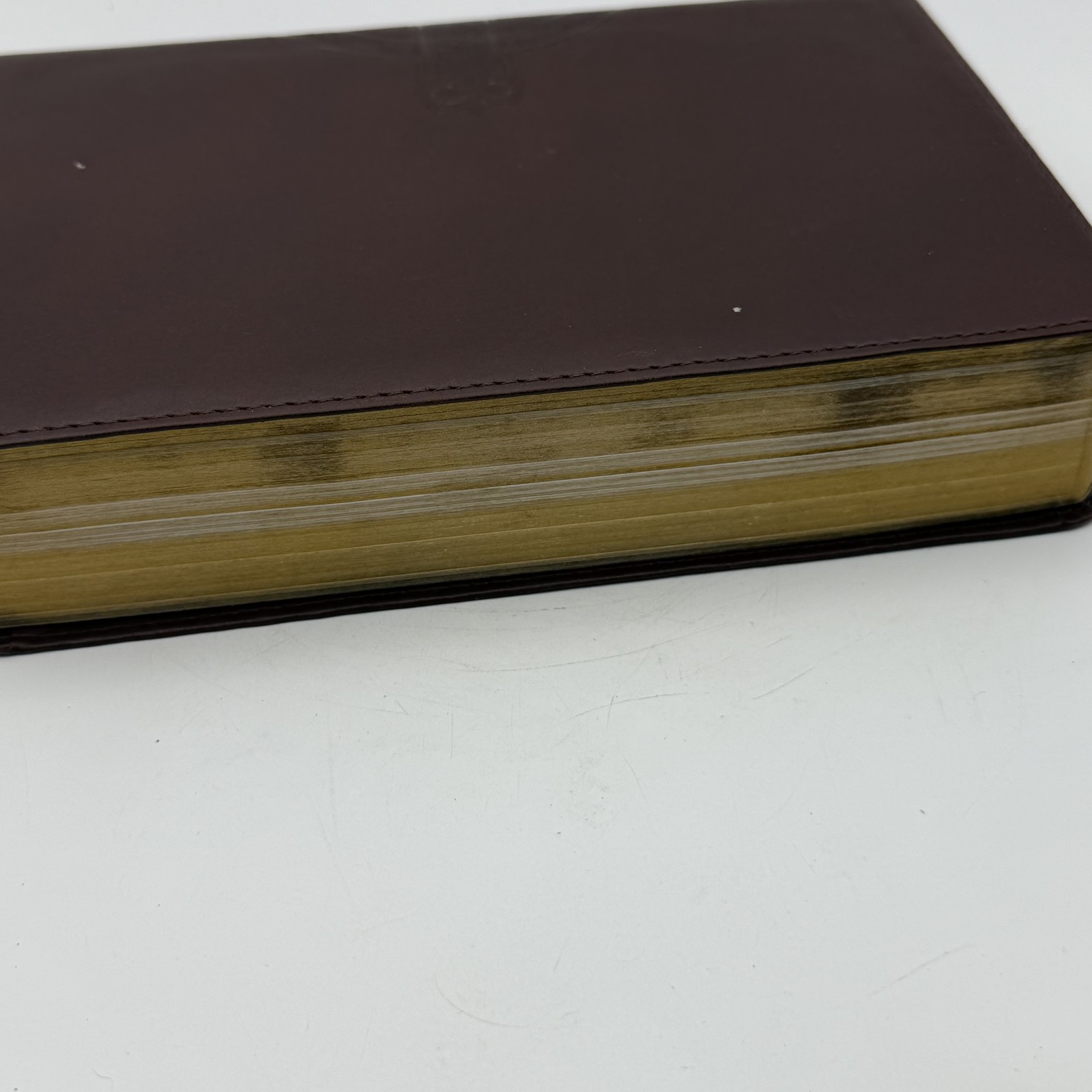 Holy Bible Mosaic New Living Translation NLT Devotional Brown Leatherette