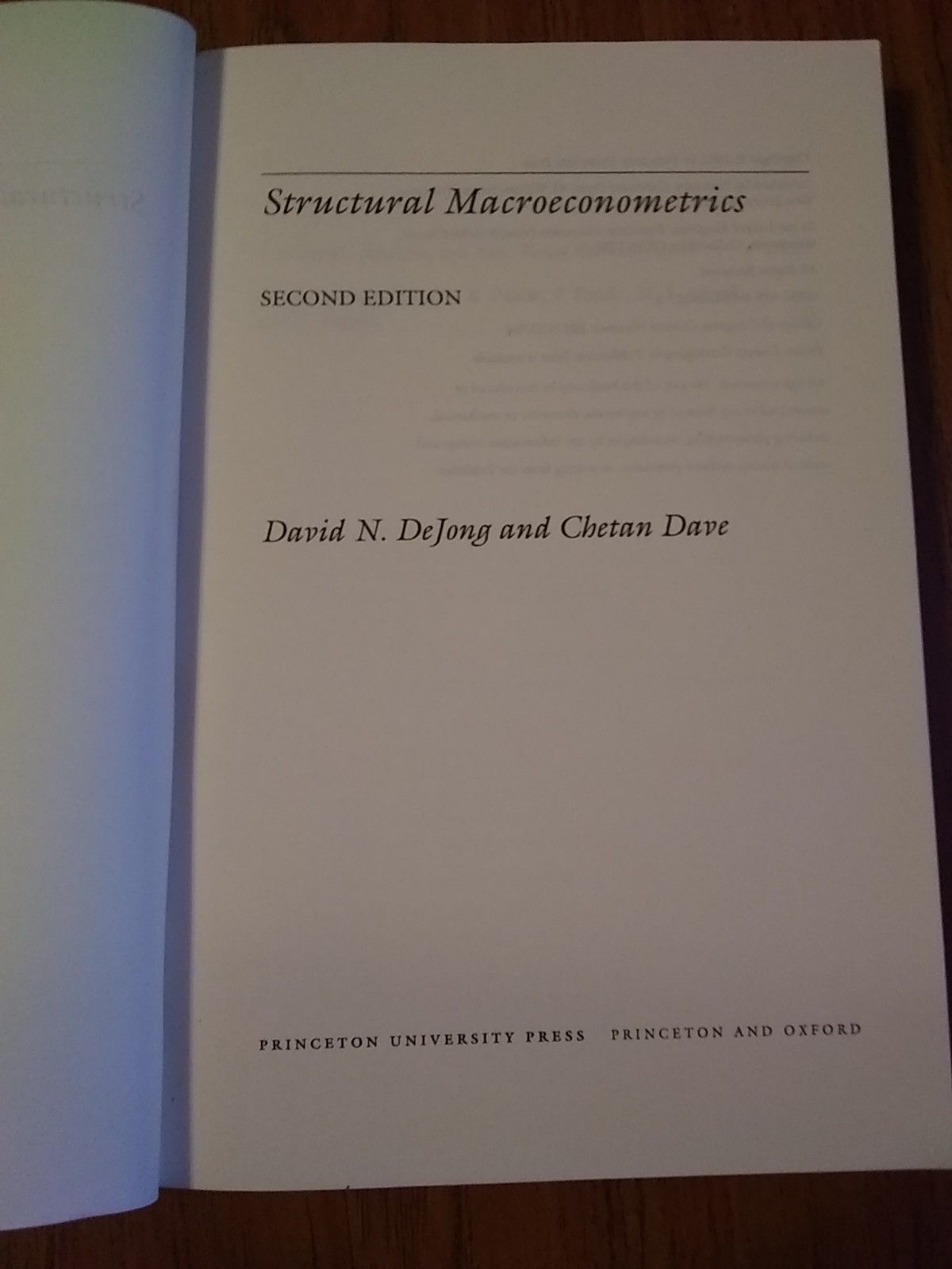 Structural Macroeconometrics Second Edition