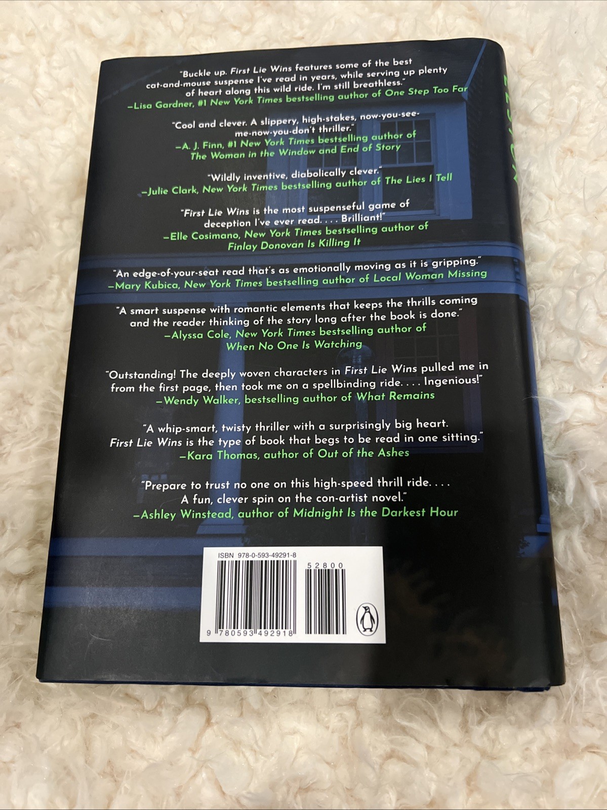 First Lie Wins By Ashley Elston Hardcover NEW