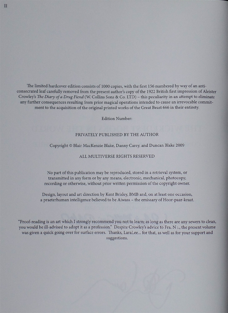 The Wickedest Books in the World – First Edition – Rare Limited Edition