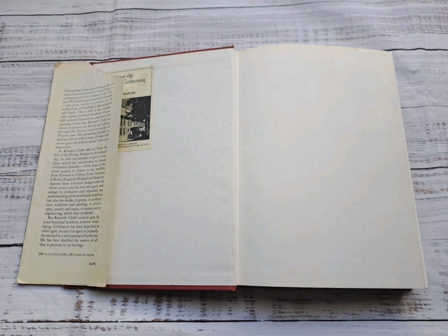 Civilisation ~1969 HC~ Clark Western Art Sculpture Painting Architecture History
