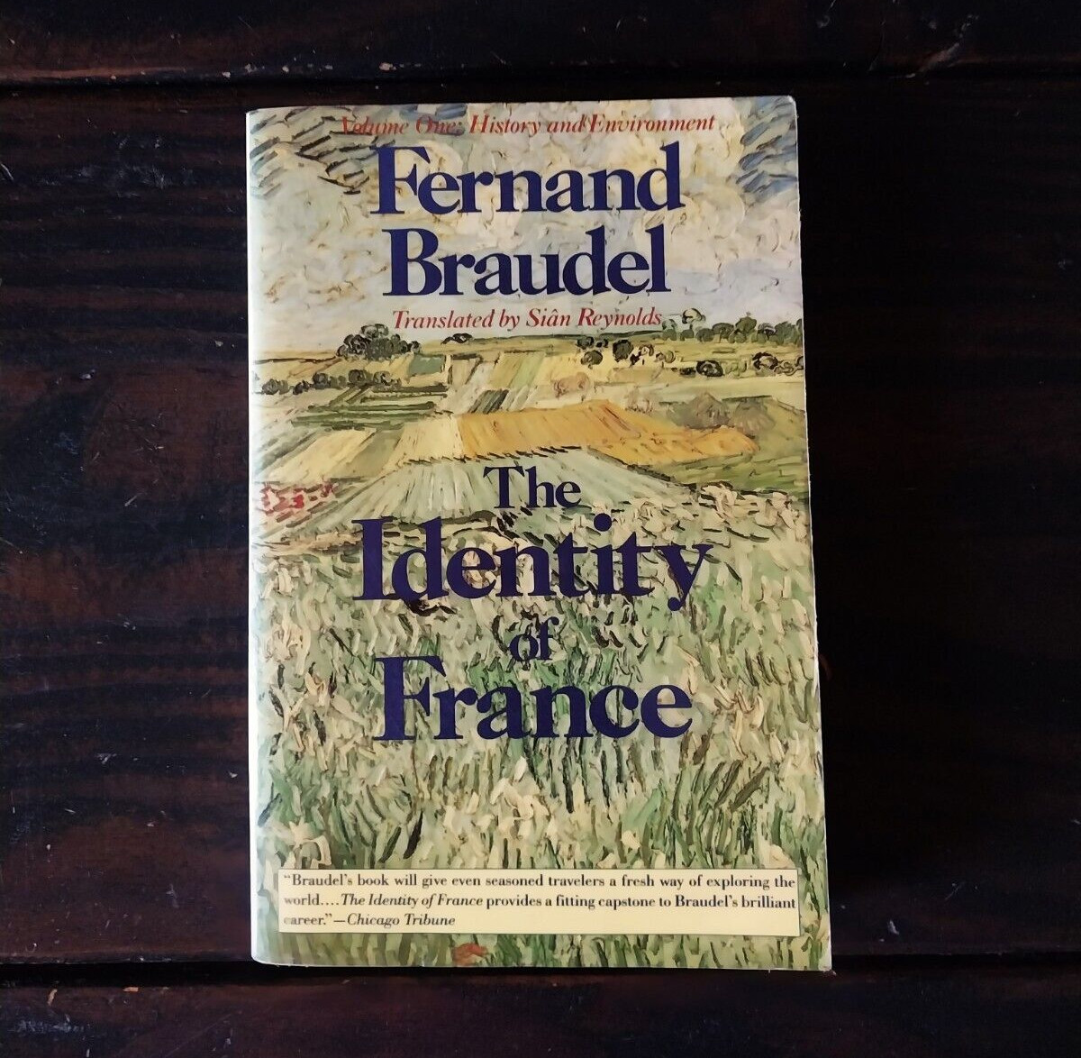 Fernand Braudel – The Identity of France – Volume One: History and Environment