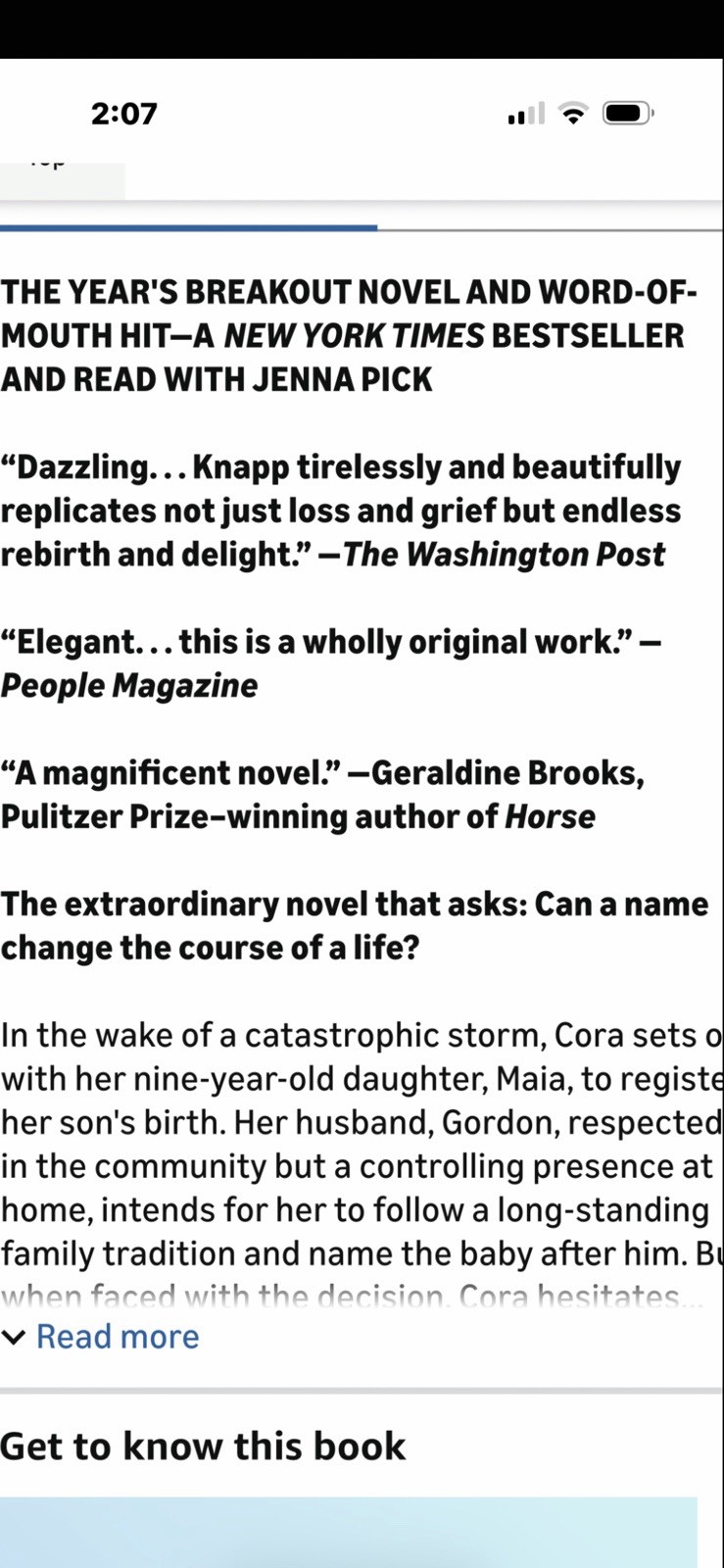 ‘The Names’ Book By Florence Knapp Hardcover