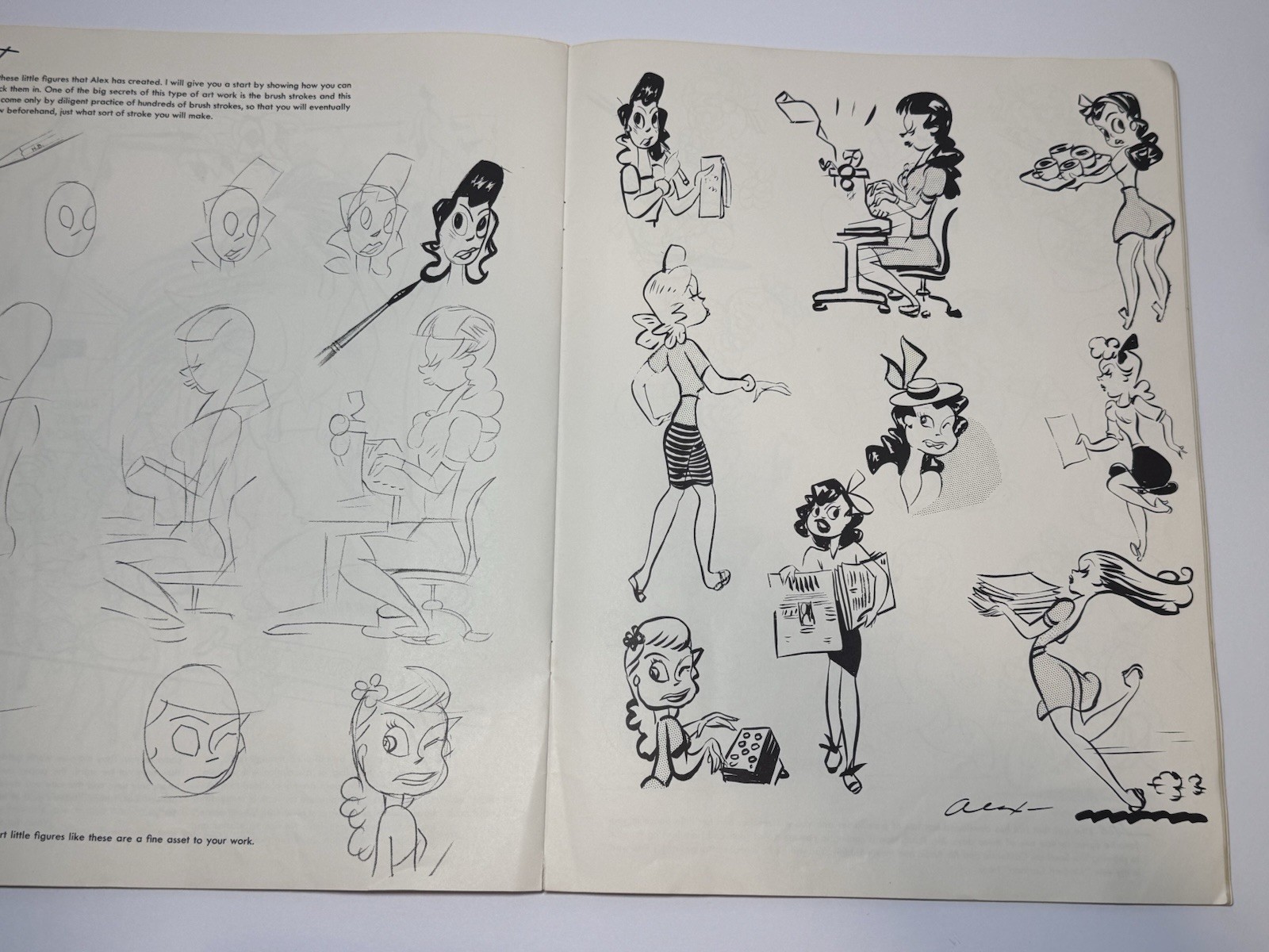 COMICS by Walter T Foster Instructional Drawing Book #23 VTG 1950s Hal Rasmusson
