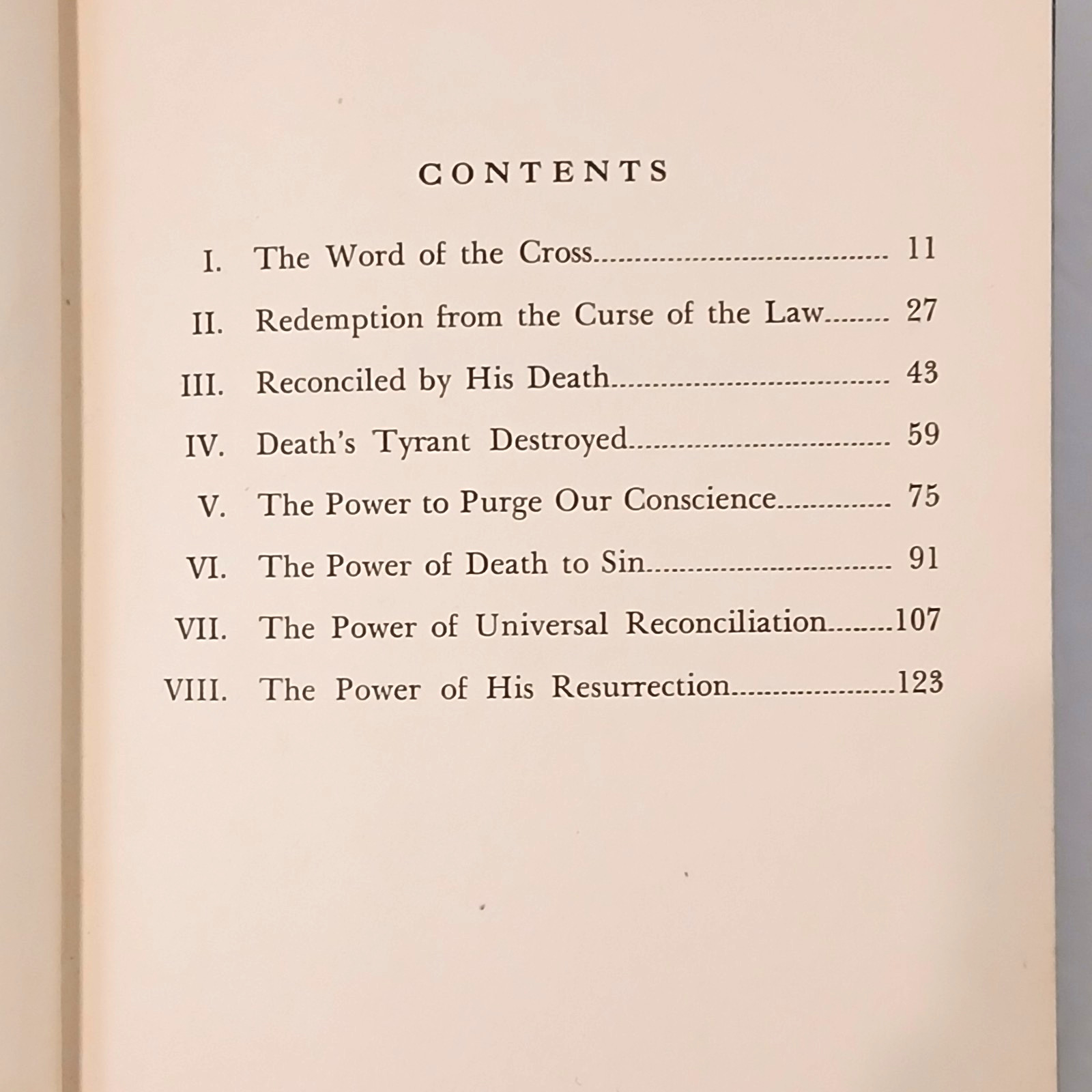 The Power of the Cross – Herman Hoeksema – 1947 Hardcover w/Dust Jacket