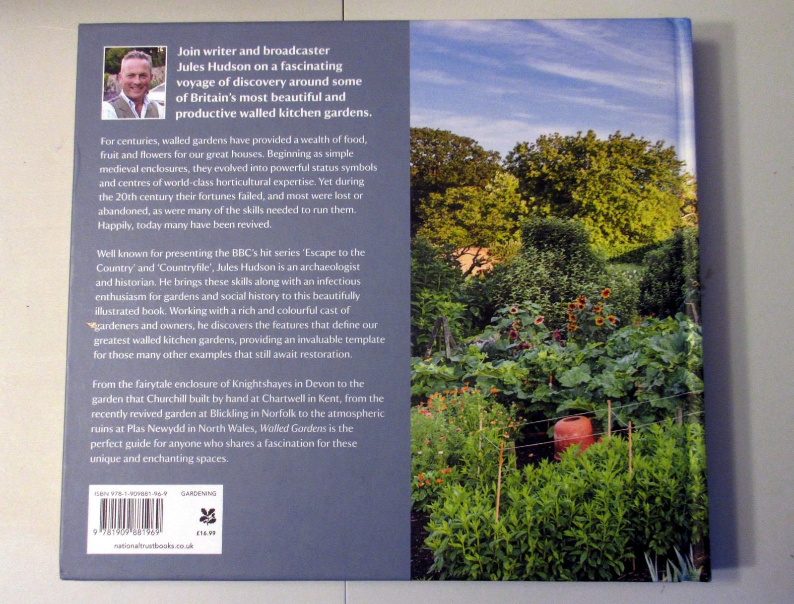 “Walled Gardens” by Jules Hudson – hardcover