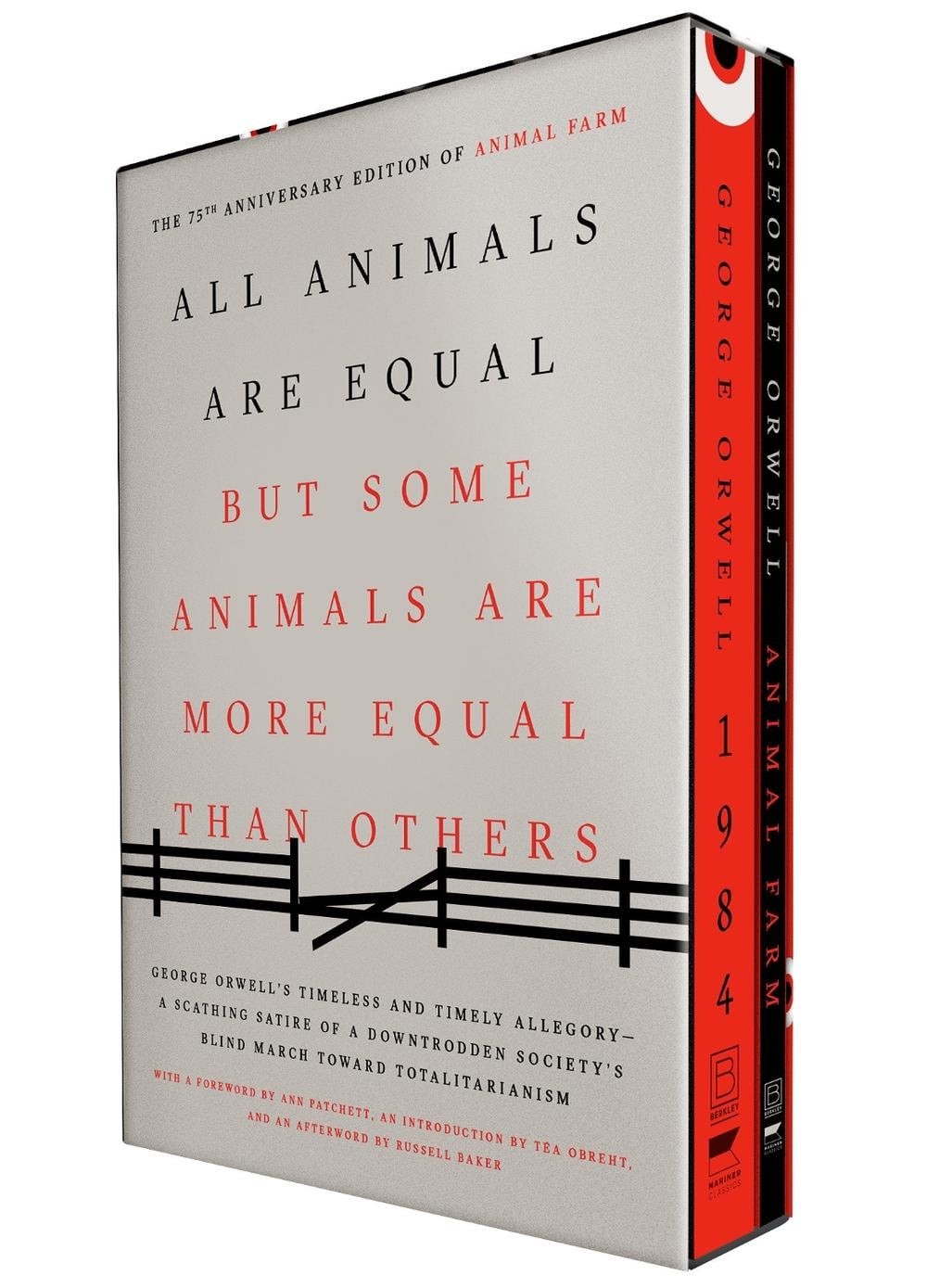 George Orwell 2-Book Boxed Set: 1984 and Animal Farm by George Orwell (English)