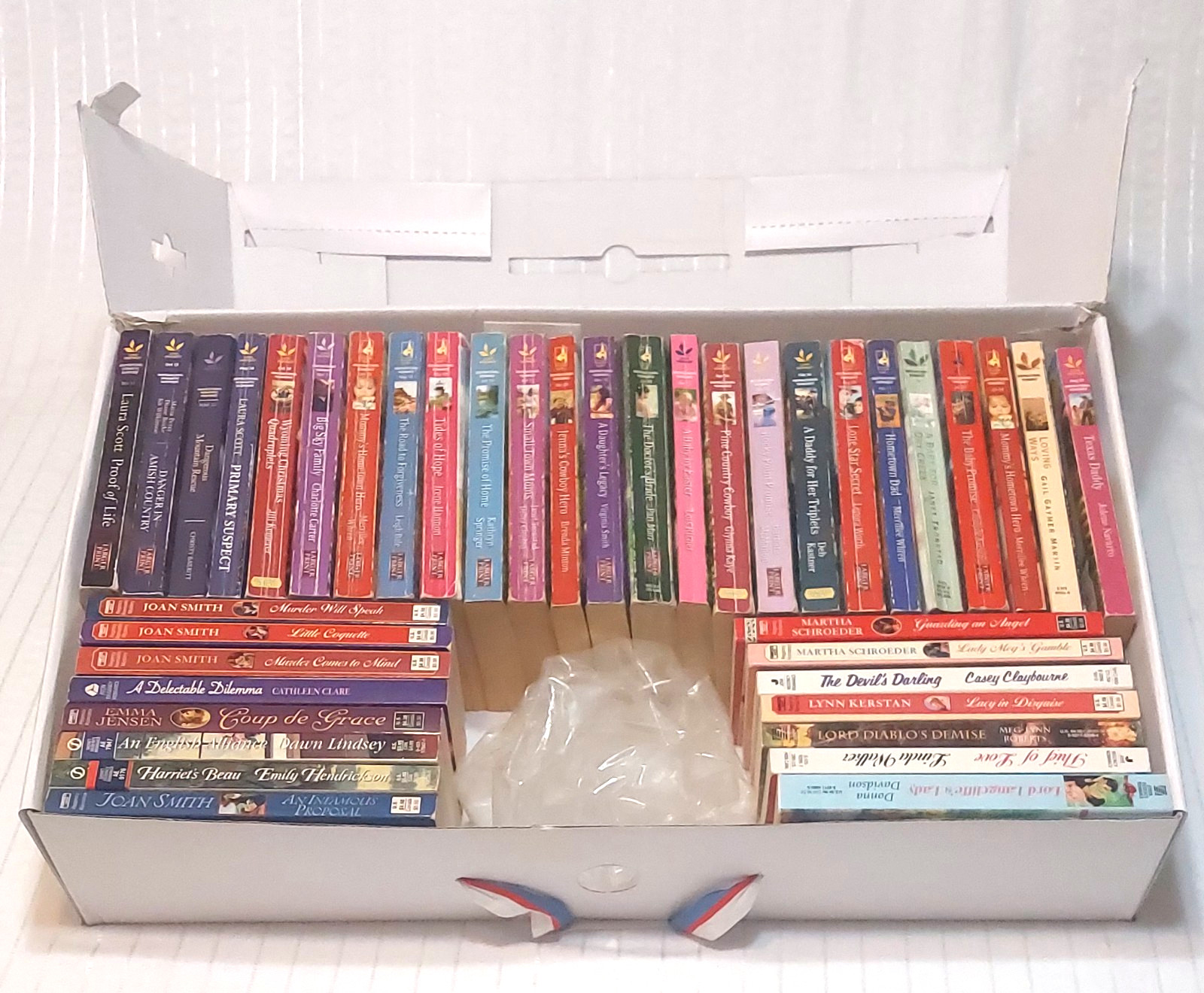 Lot of 40 Romance Paperbacks Regency & Harlequin Love Inspired 1990s & 2000s