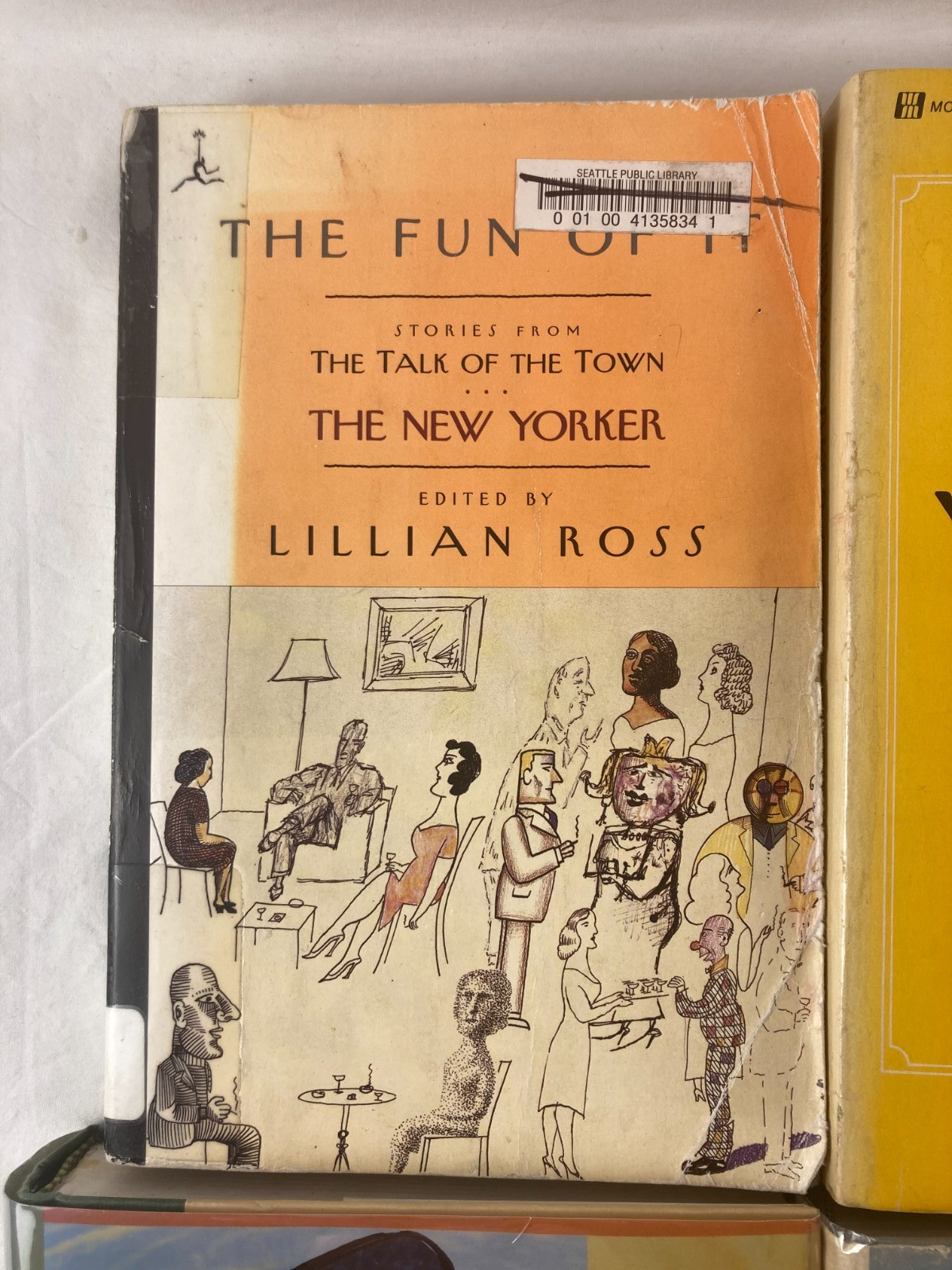 Stories from the New Yorker 6 Books 1940s ’50s ’60s Fiction Profiles Love Poetry