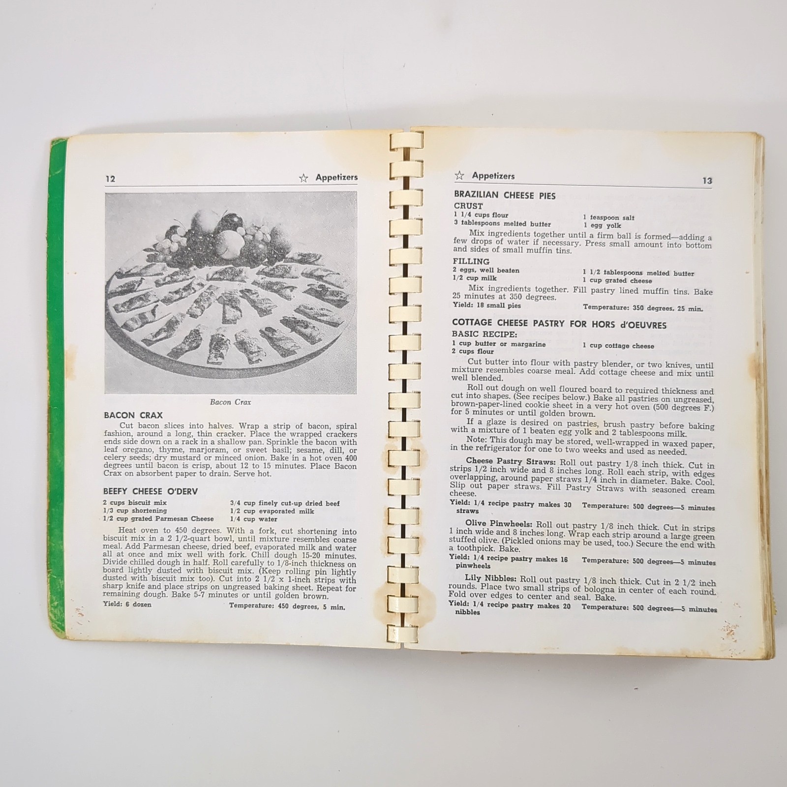 Betty Feezors Carolina Recipes WBTV Charlotte NC Television Cookbook Spiral 1964