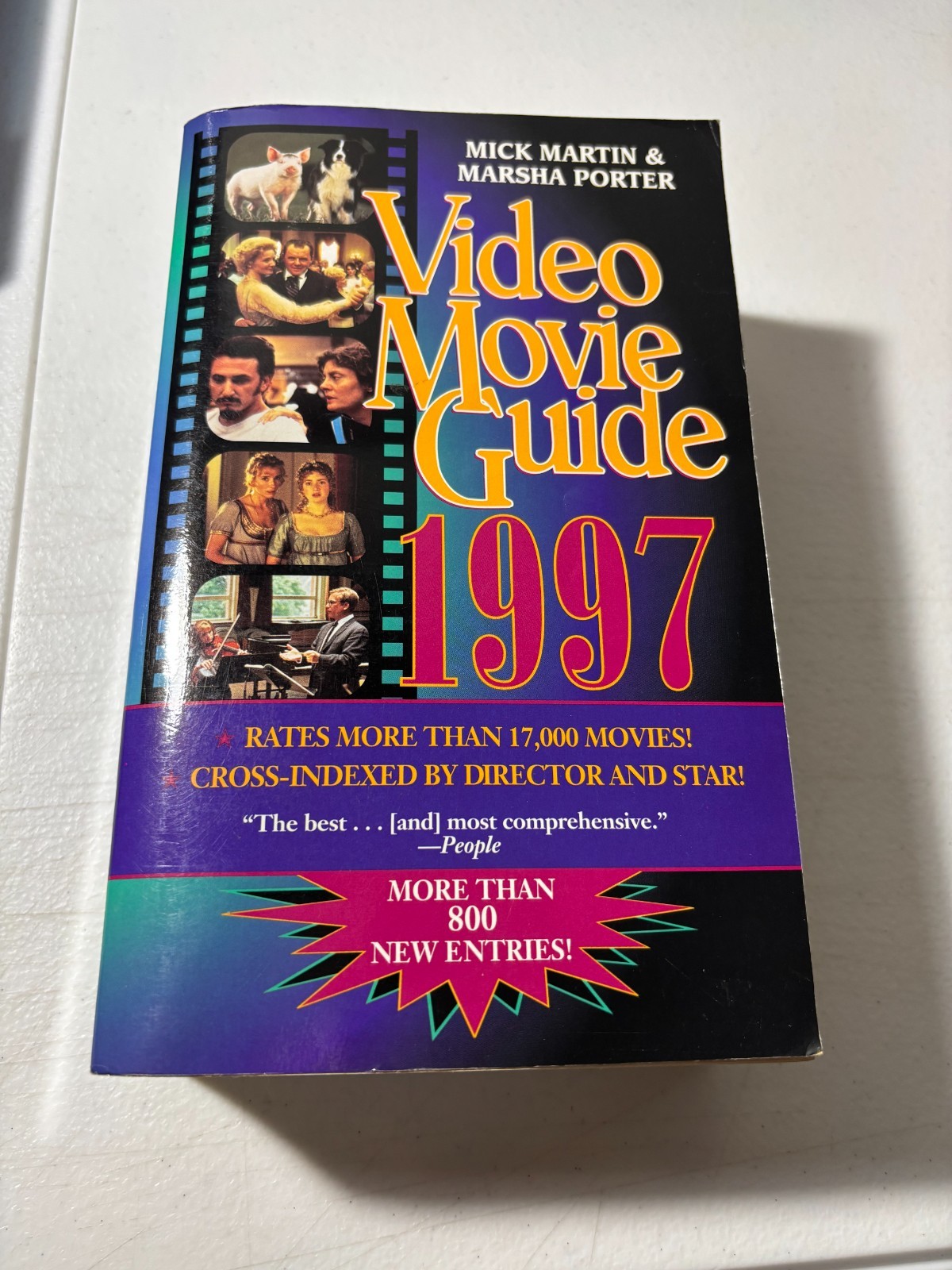 Video Movie Guide 1997 by Mick Martin and Marsha Porter (1996, Trade Paperback)
