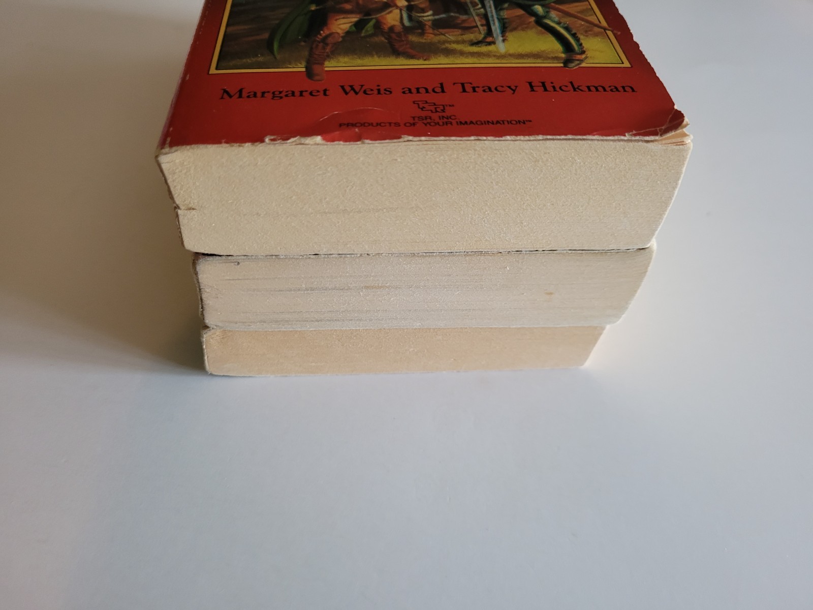 TSR AD&D DragonLance Chronicles Trilogy Complete Set Books 1-3 PB Weis & Hickman