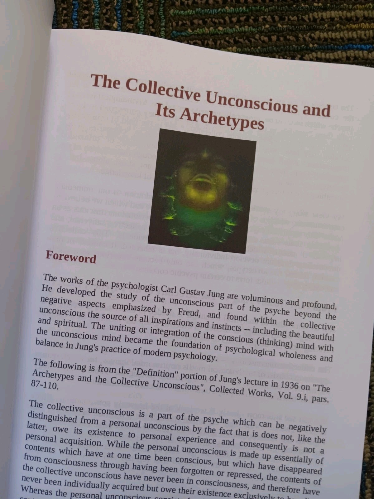 Hagur: Collective Unconscious And Archetypes order of nine angles Satanism O9a