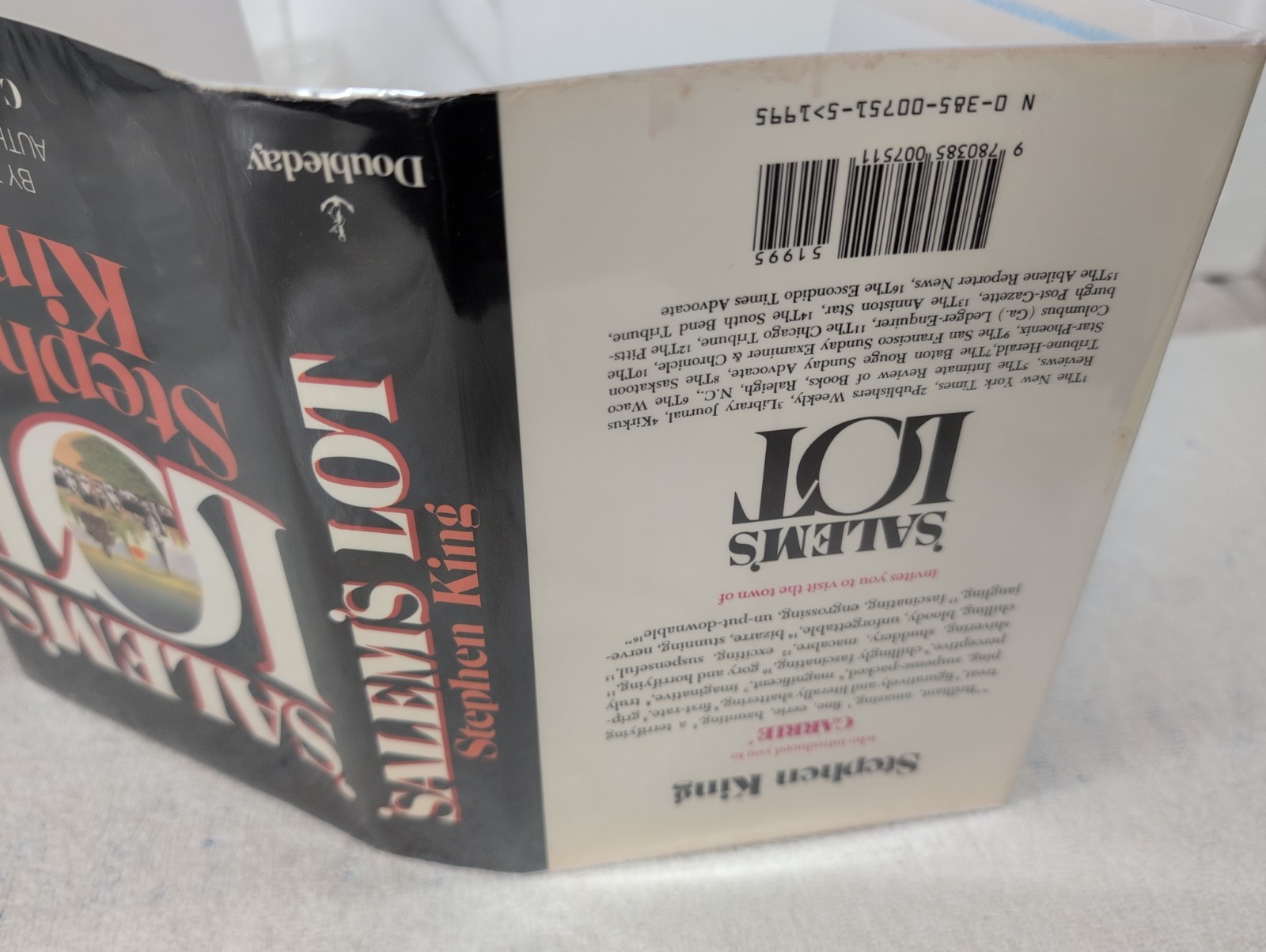 RARE 1st Edition SALEM’S LOT Stephen King (1975) Later Printing $19.95 + Mylar!!