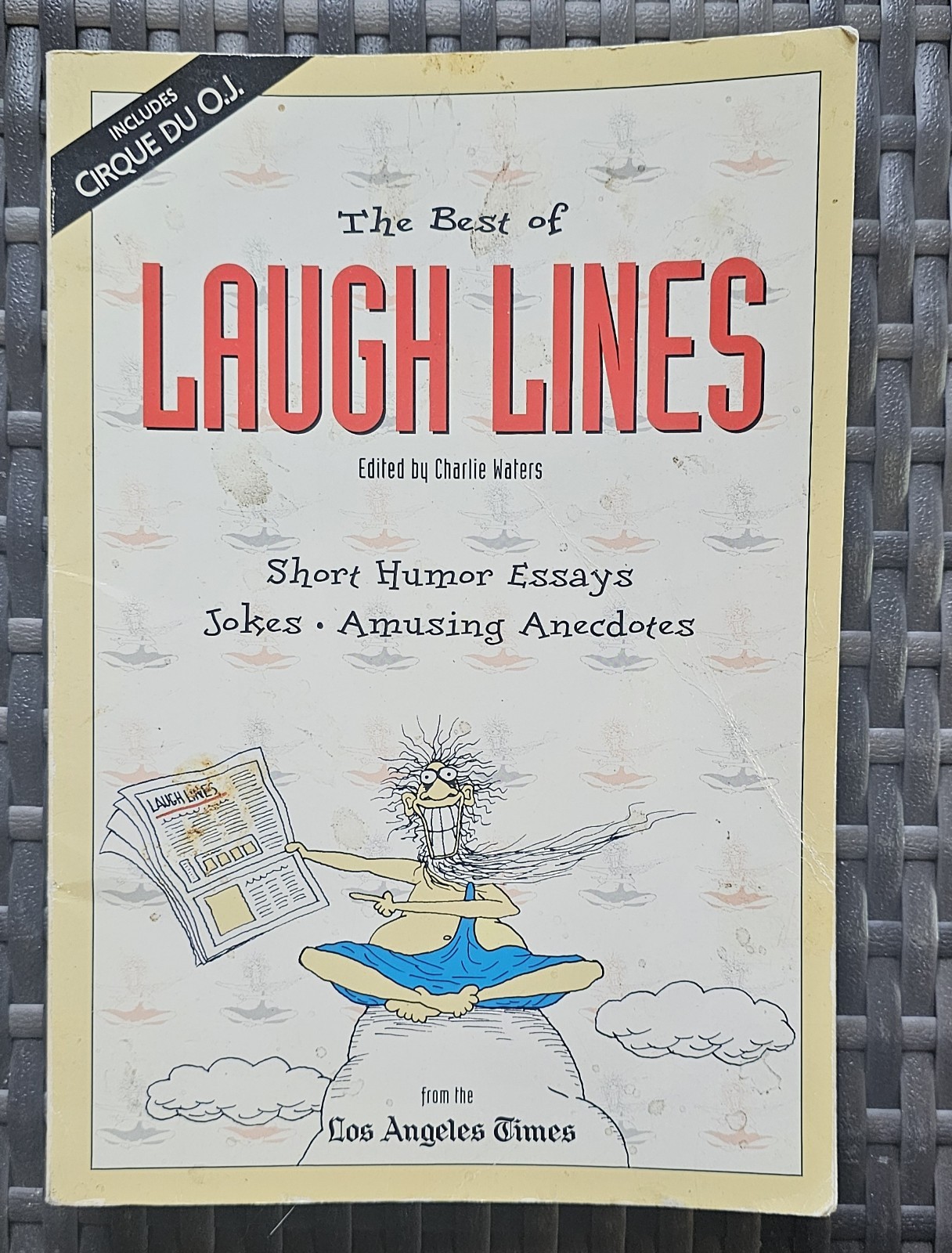 The Best of Laugh Lines by Charlie Waters 1996 First Printing Paperback LA Times