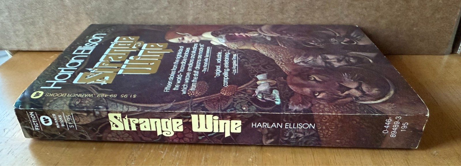STRANGE WINE by Harlan Ellison – 1979 Warner